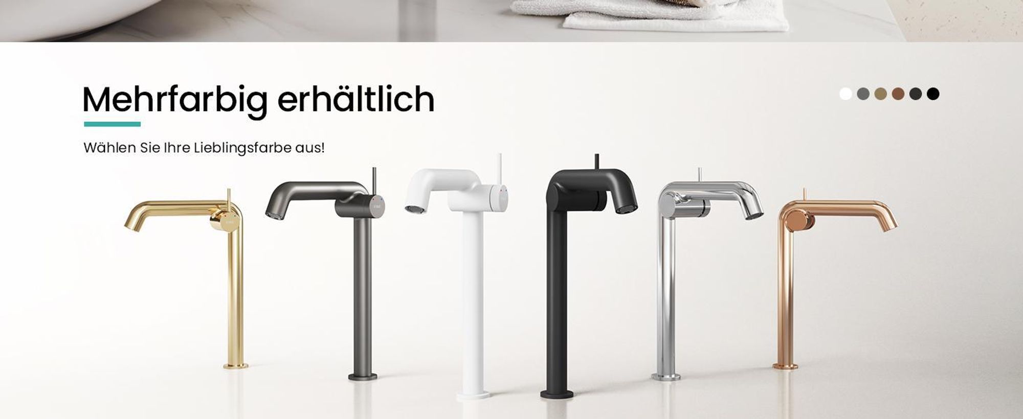 EMKE Einhebel-Waschtischarmatur, Badarmaturen 332x220x76mm , Wassersparend, Korrosionsschutz, Bleifreies Messing, Matt Schwarz