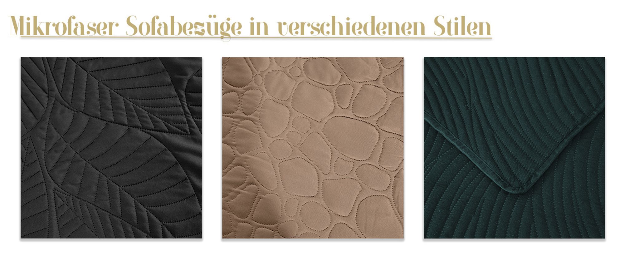 Tagesdecke mit Muster STONE, hellbraun Maße: 200 x 220 cm