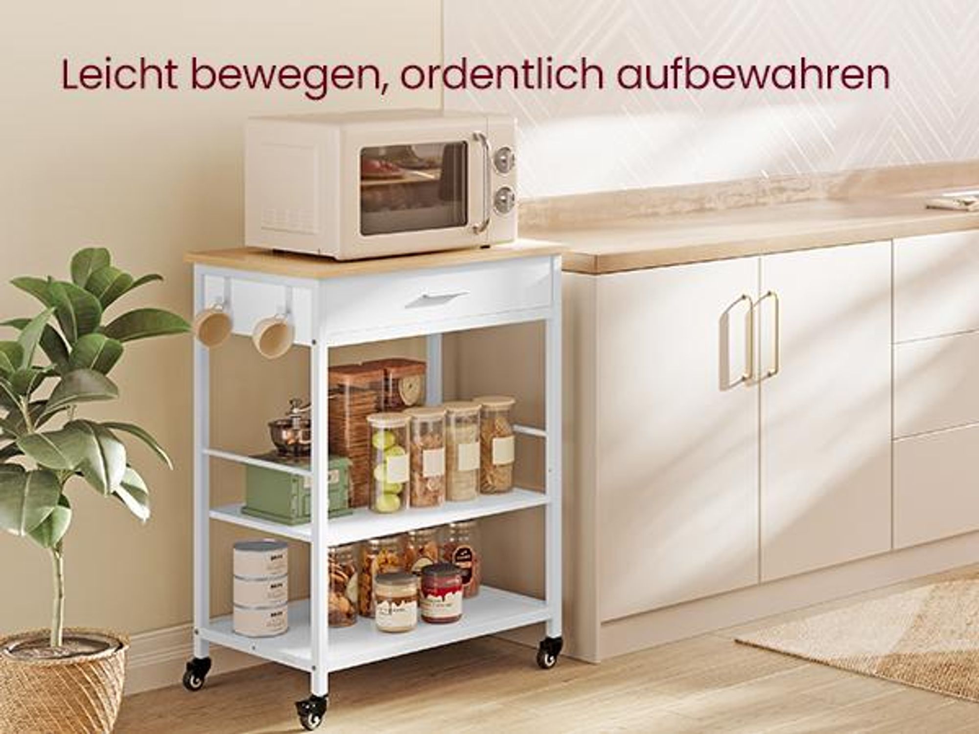 Leicht bewegen, ordentlich aufbewahren