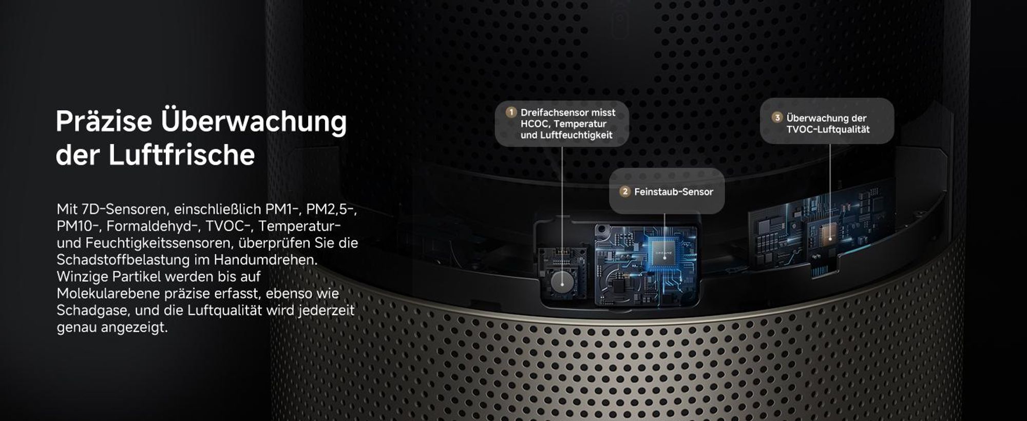 Dreame PM10, 60 dB, 300 m³/h