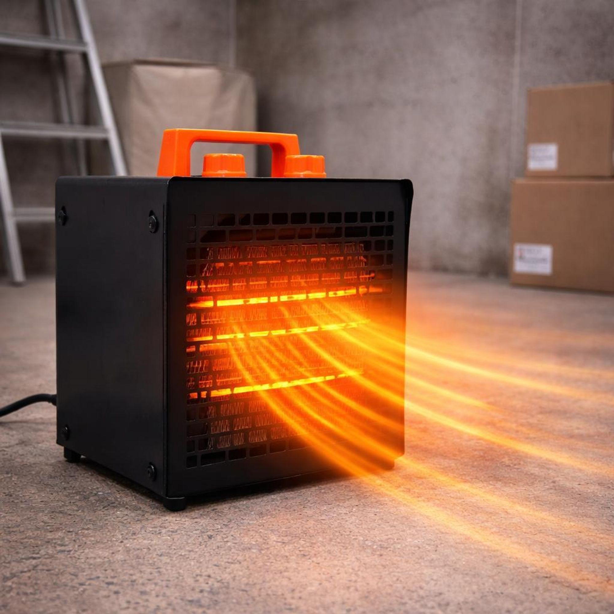 KRAFT&DELE | Heizlüfter Energiesparend, Heizung Elektrisch mit Thermostat, 3500W, Oszillierend Elektroheizung