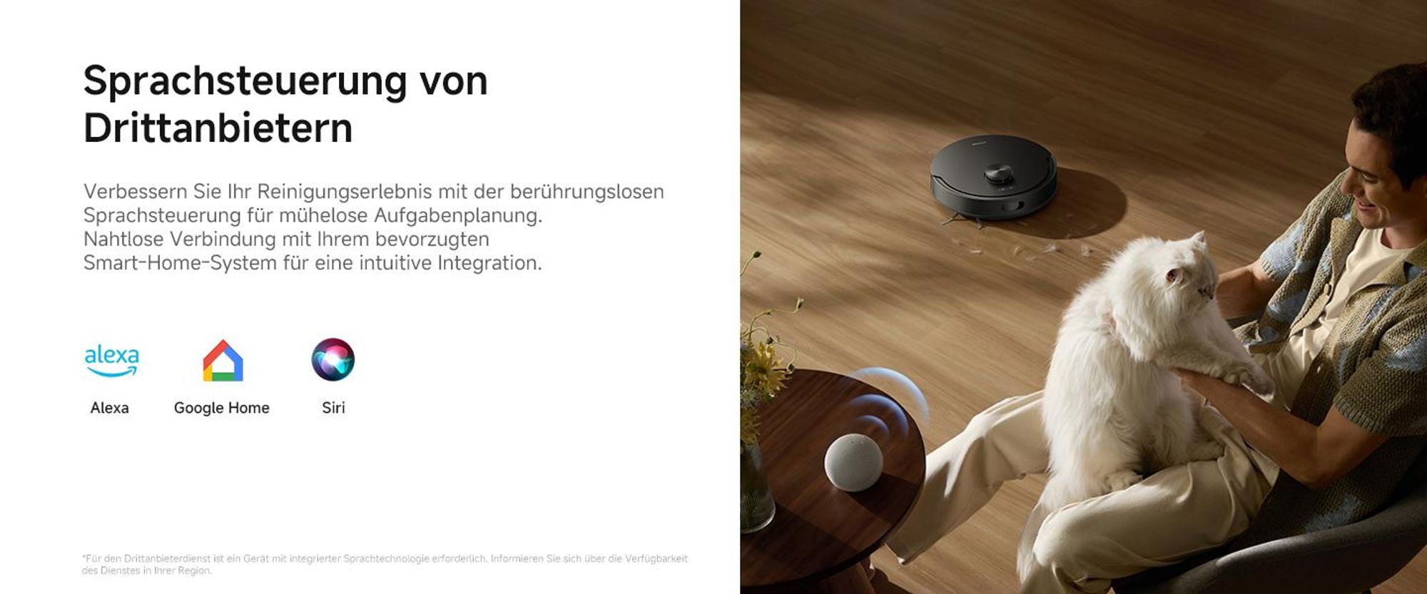 Dreame D20 Air Plus Saug- und Wischroboter mit 20.000Pa Saugkraft,Verwicklungsschutz,selbstentleerendem Dock,Teppich-Tiefenreinigung,Smart-Navigation
