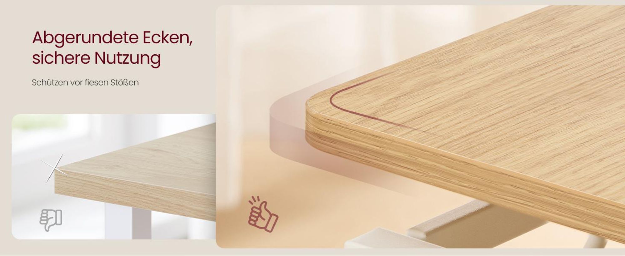 VASAGLE Klapptisch, kleiner Schreibtisch klappbar, Computertisch, Tischplatte aus einem Stück, abgerundete Ecken, 80 cm