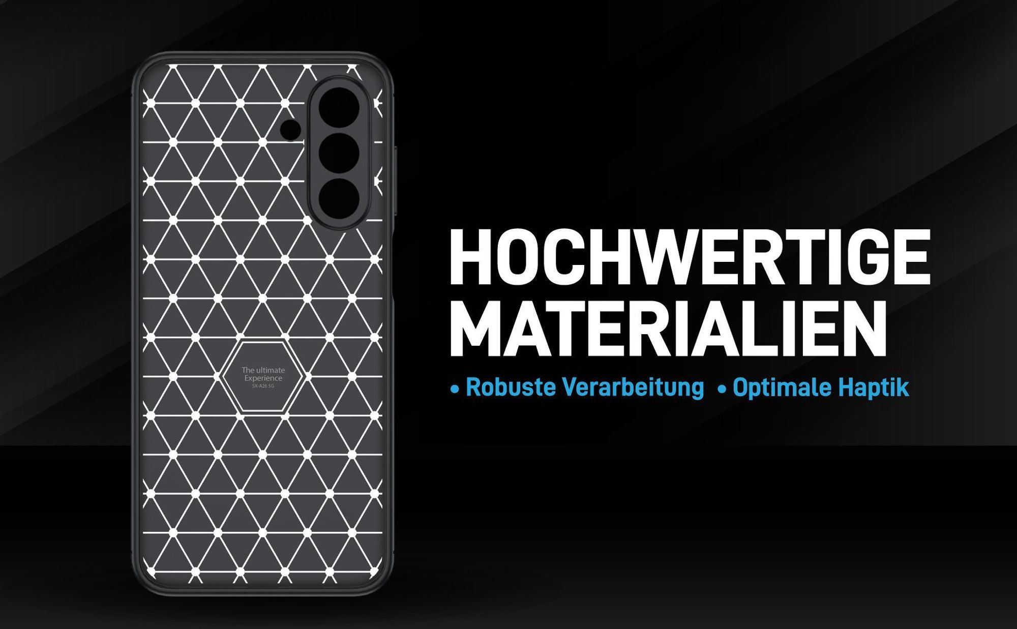 Handyhülle für das Samsung Galaxy A26 5G im Carbon Look