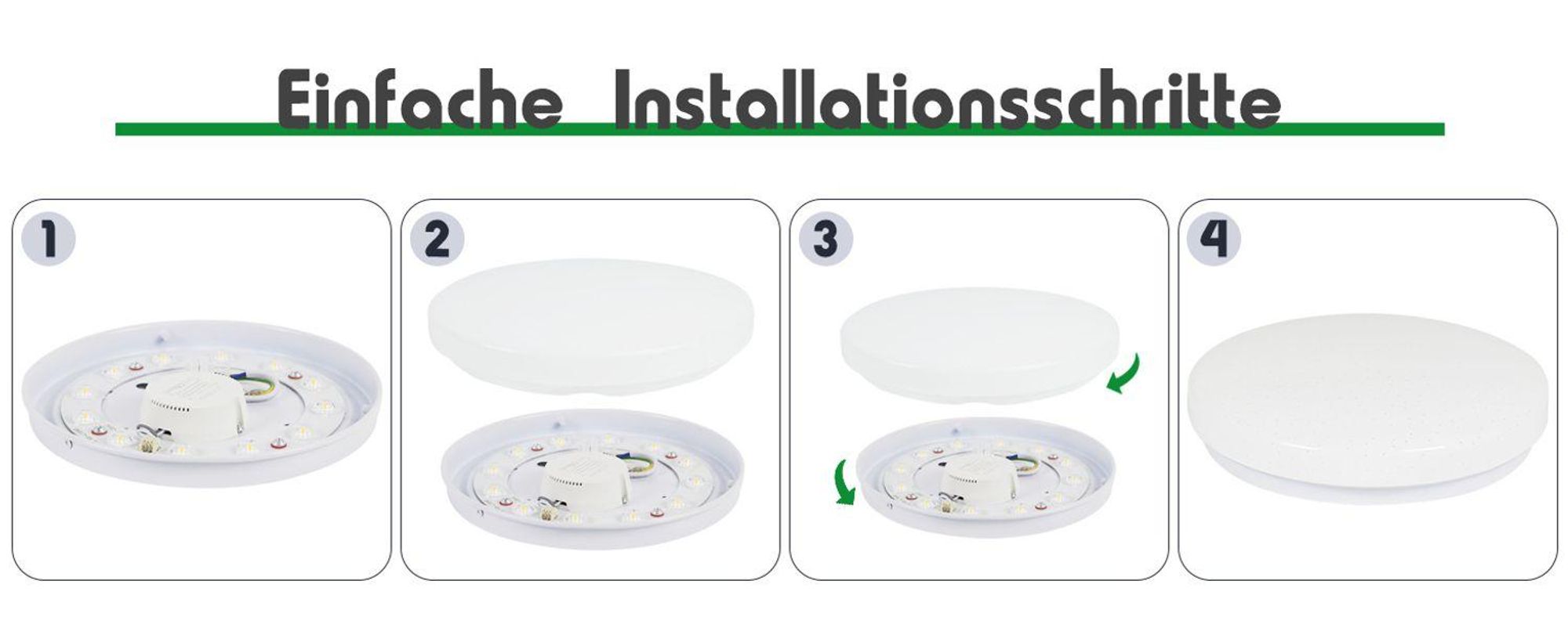 ZMH Plafonnier LED Ciel étoilé Petit plafonnier rond 15W 3000K 21cm Blanc chaud Moderne pour chambre à coucher Cage d'escalier Cuisine Salon Bureau Couloir
