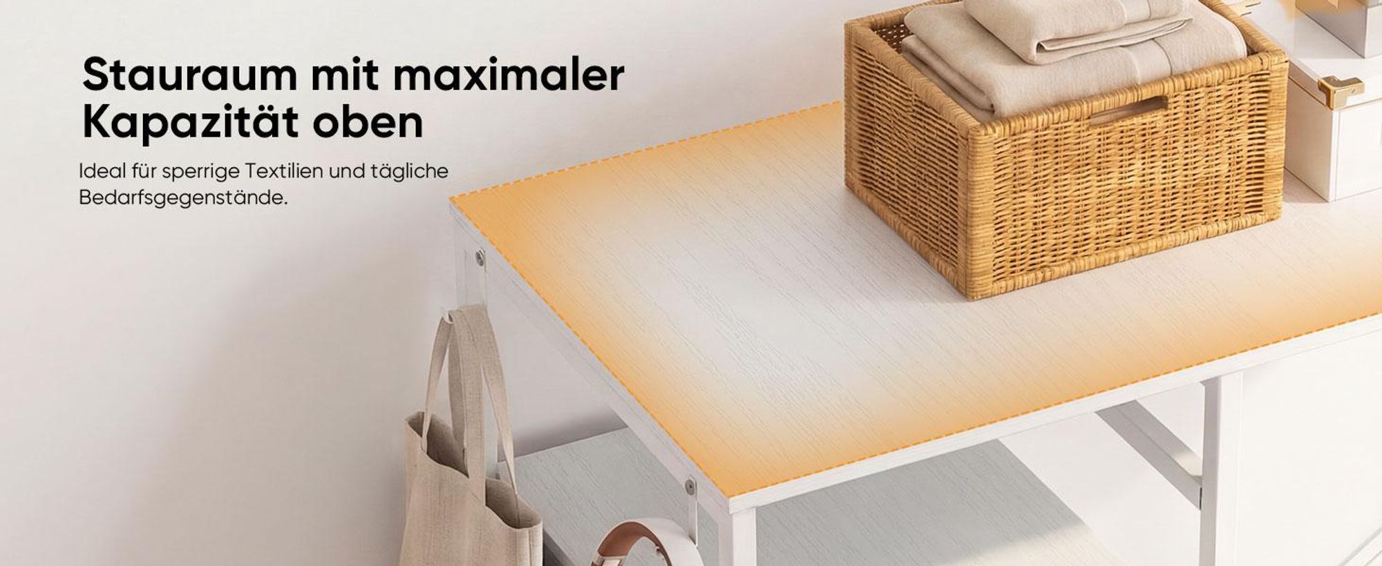 HOKEEPER Kleiderständer,Offener Kleiderschrank,Kleiderständer auf Rollen,Kleiderstange,Fahrbarer Kleiderständer mit Schubladen,Clothes rack,Haken,Grau