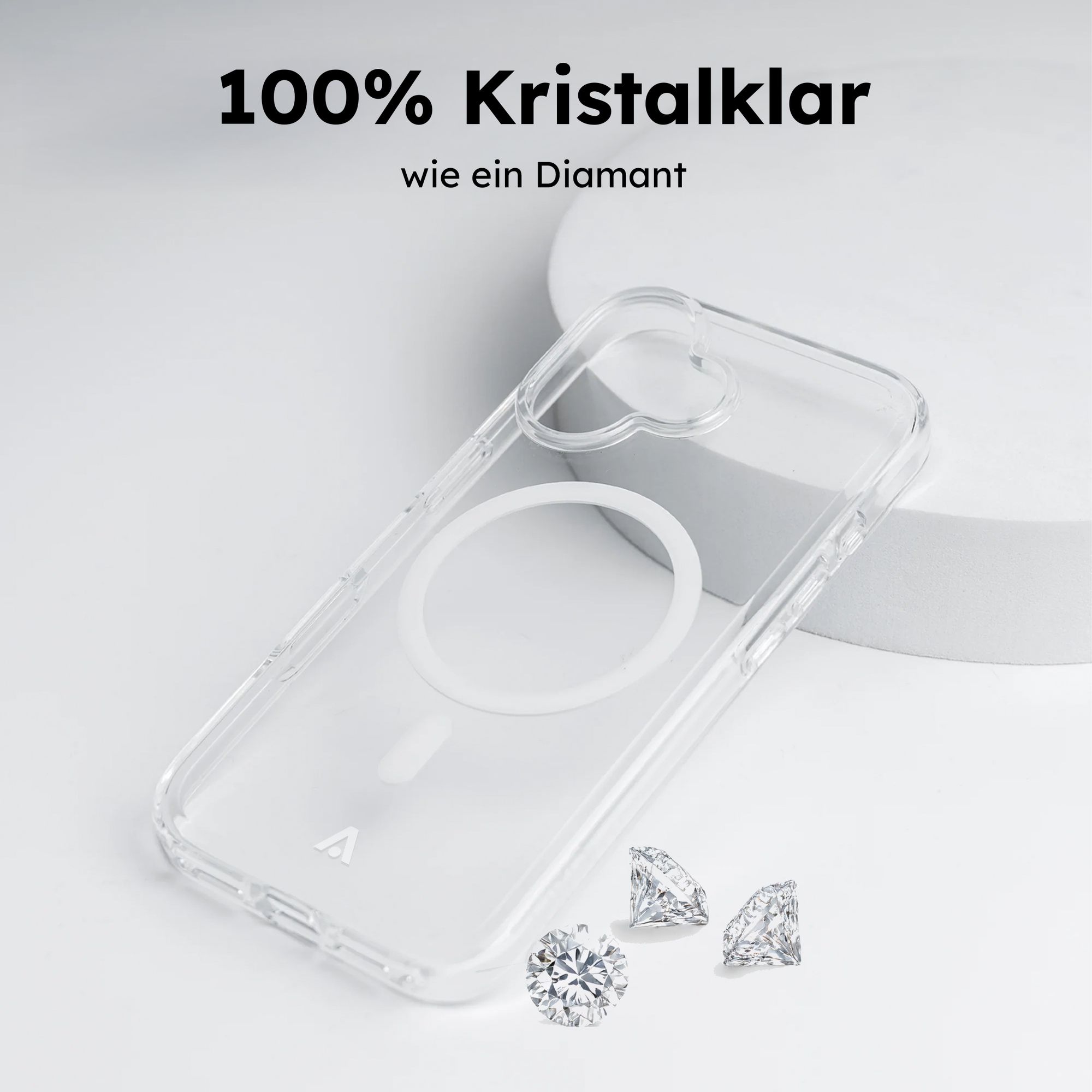 alkaya. LUCID kompatibel mit MagSafe iPhone 16 Plus Schutzhülle, Handyhülle, Silikonhülle - Transparent