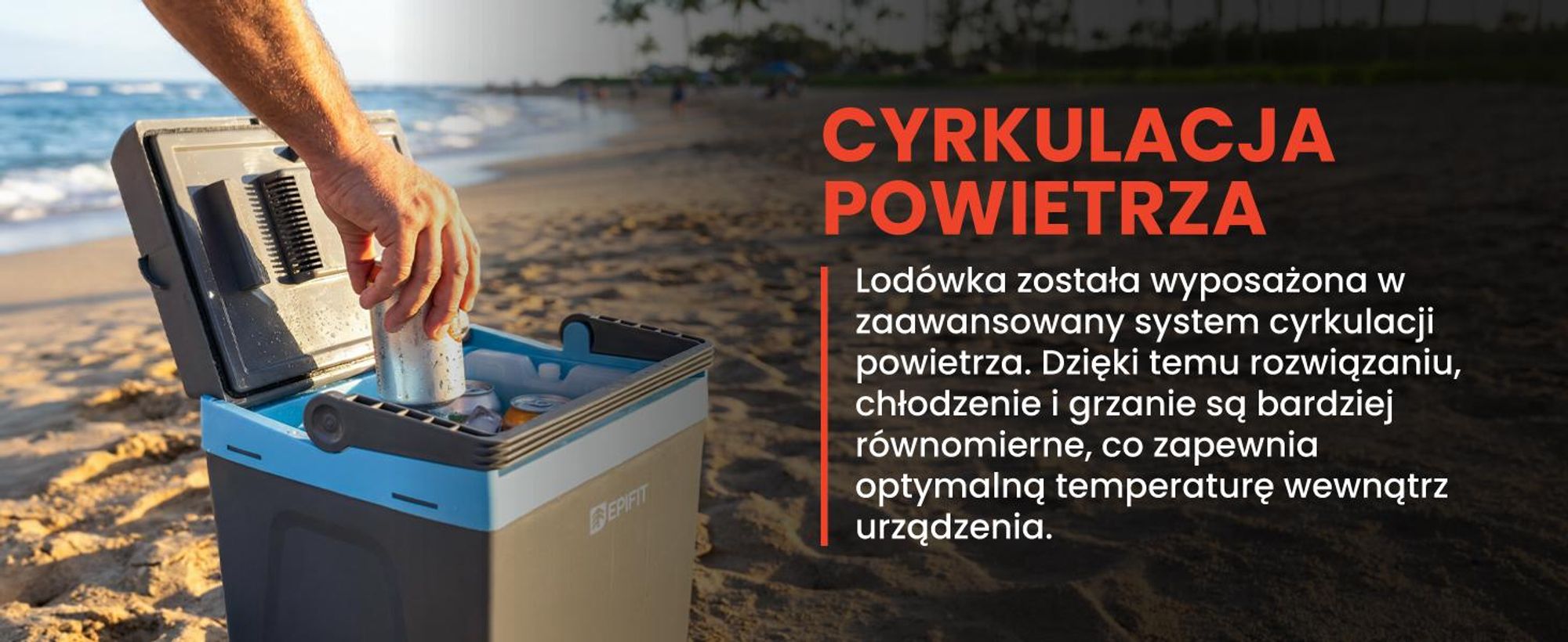 Przenośna lodówka turystyczna 25 litrów na gniazdko samochodowe 12V oraz 230V