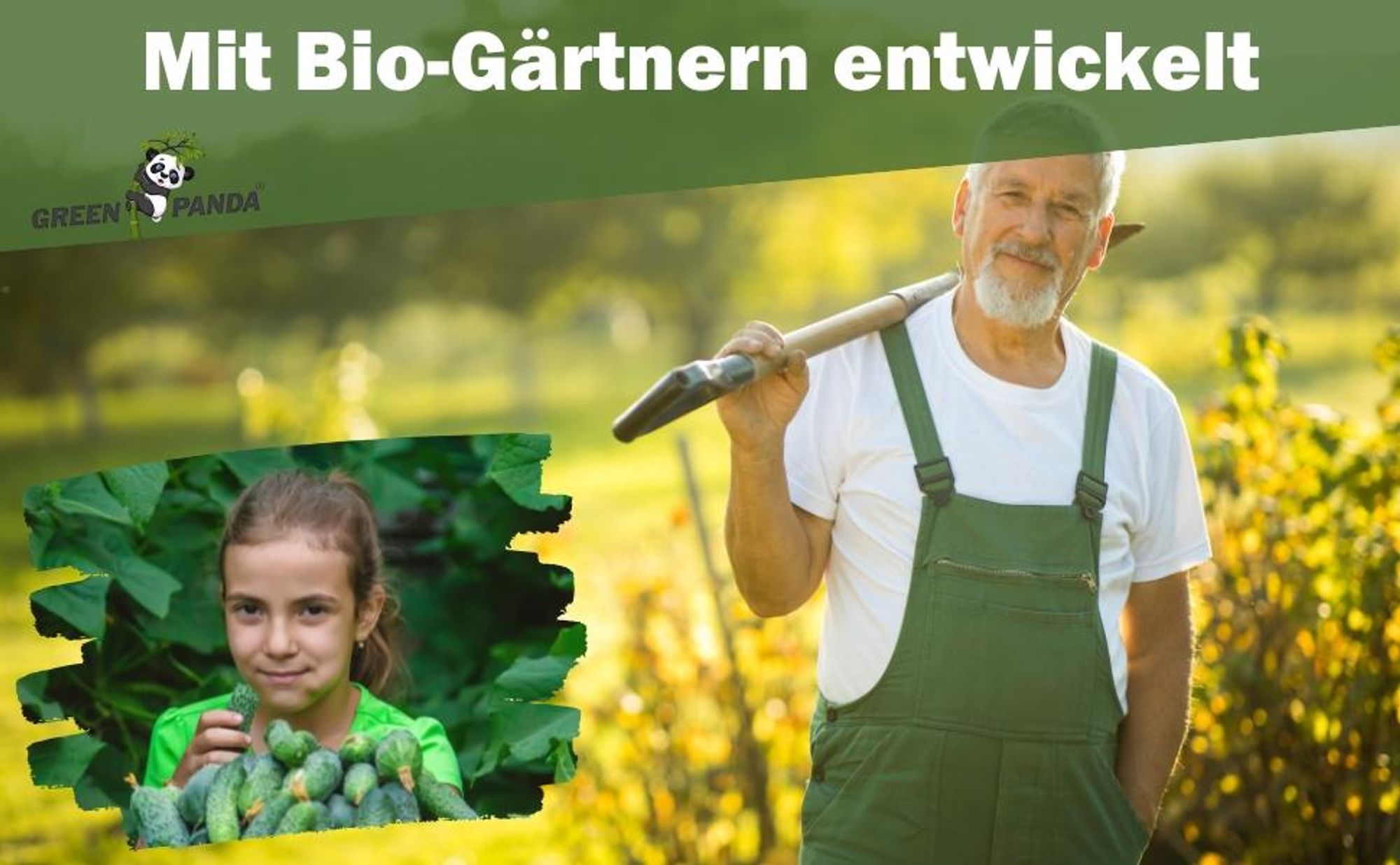GreenPanda Gurken & Zucchini Dünger - Phosphor Kalium Dünger - Intensiviert Geschmack & Ernte! 1 Liter Gurkendünger - Zucchinidünger