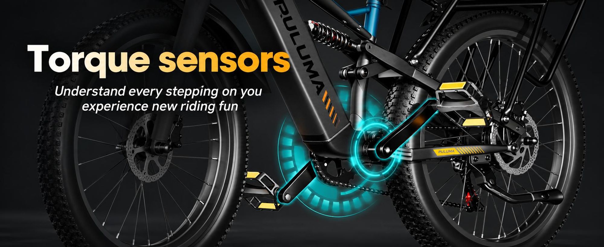26 Zoll Fatbike PE86 vollgefedertes E-Bike, Shimano 7-Gang, Hydraulikbremse, 20Ah Samsung-Akku bis 25km/h, max. 150kg Traglast
