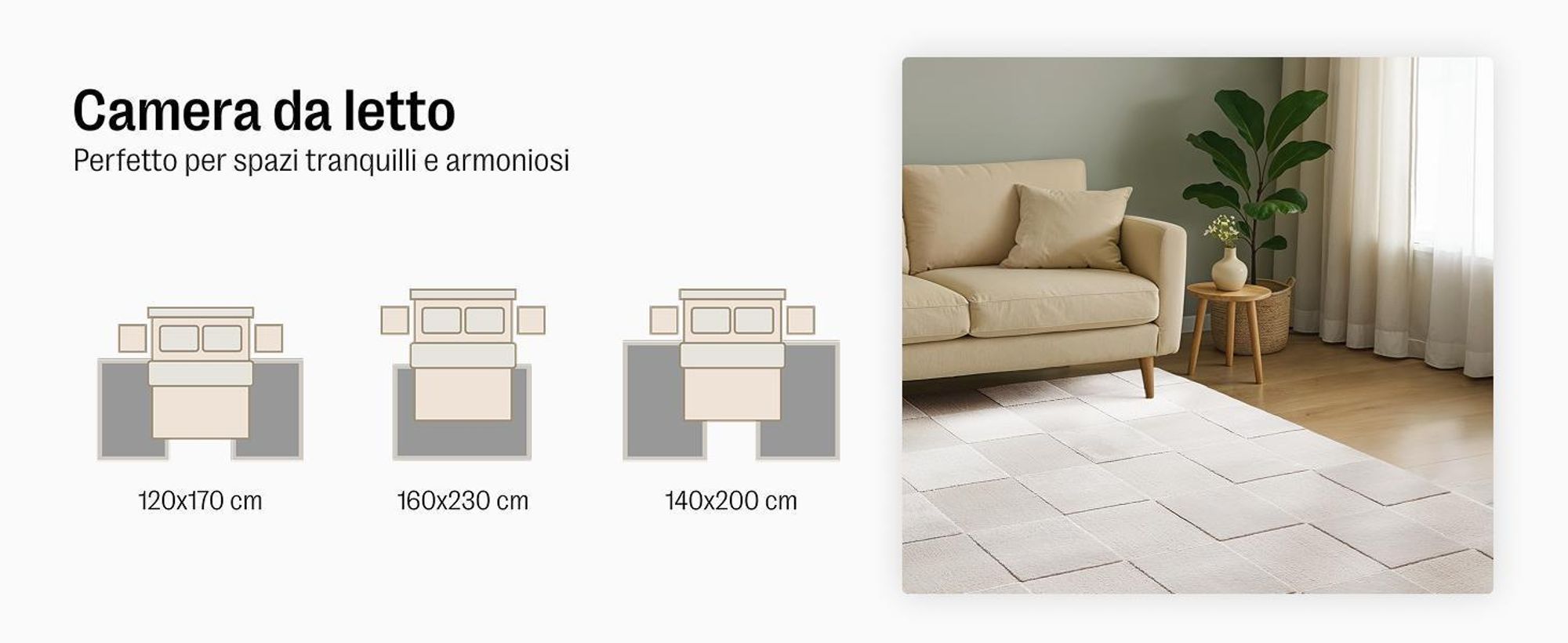 benuta tappeto soggiorno Claire Grigio 160x230 cm tappeto soggiorno rettangolare fantasia moderno pelo corto scandinavo