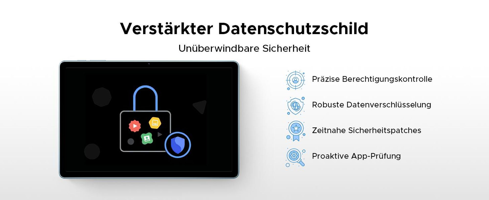 DOOGEE Tab A9 Pro+ - Tablet, Android 16, 11 Zoll, 30(6+24)GB+128GB(bis 2TB erweiterbar), 90Hz, 8580mAh,Widevine L1