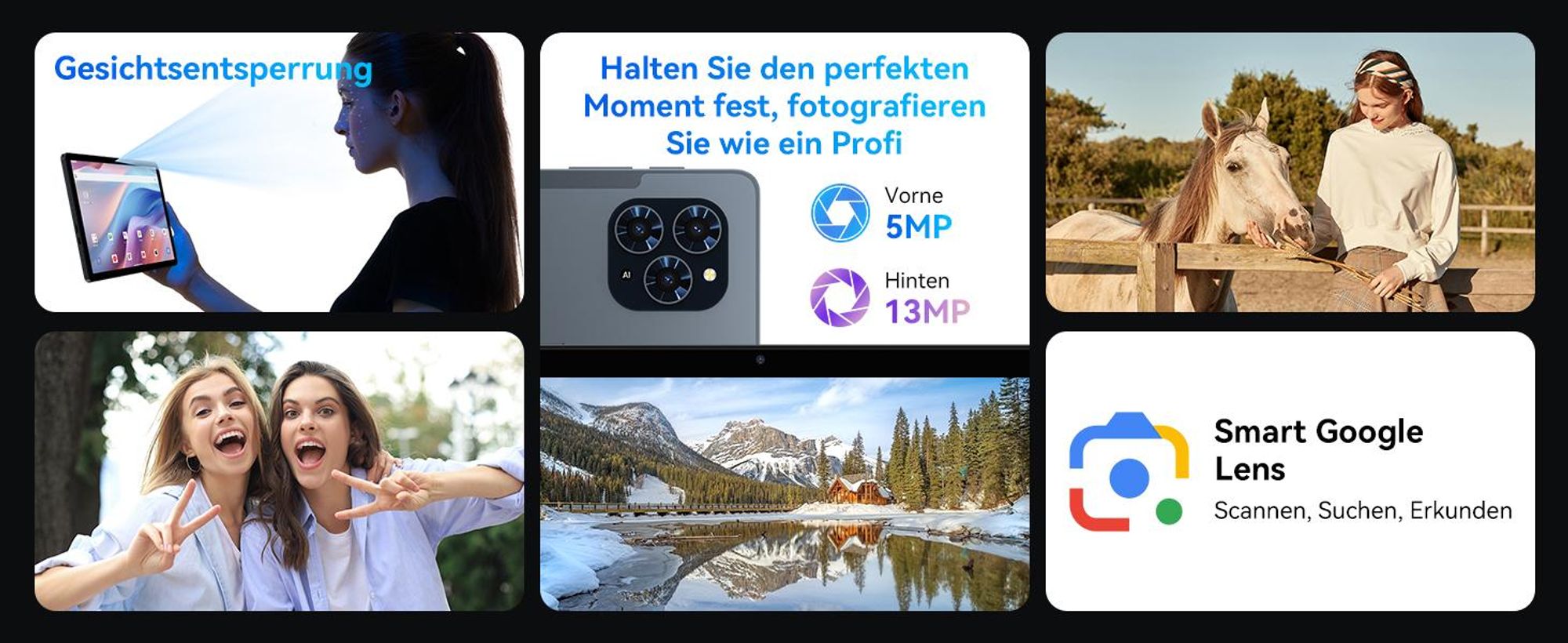 TABWEE T90 Tablet Android 16, 11 Zoll, 24GB (8+16) RAM+128GB ROM(2TB TF), 5G WiFi, mit Stift/Maus/Tastatur, 8000mAh/16MP+8MP/Widevine L1/Gemini AI