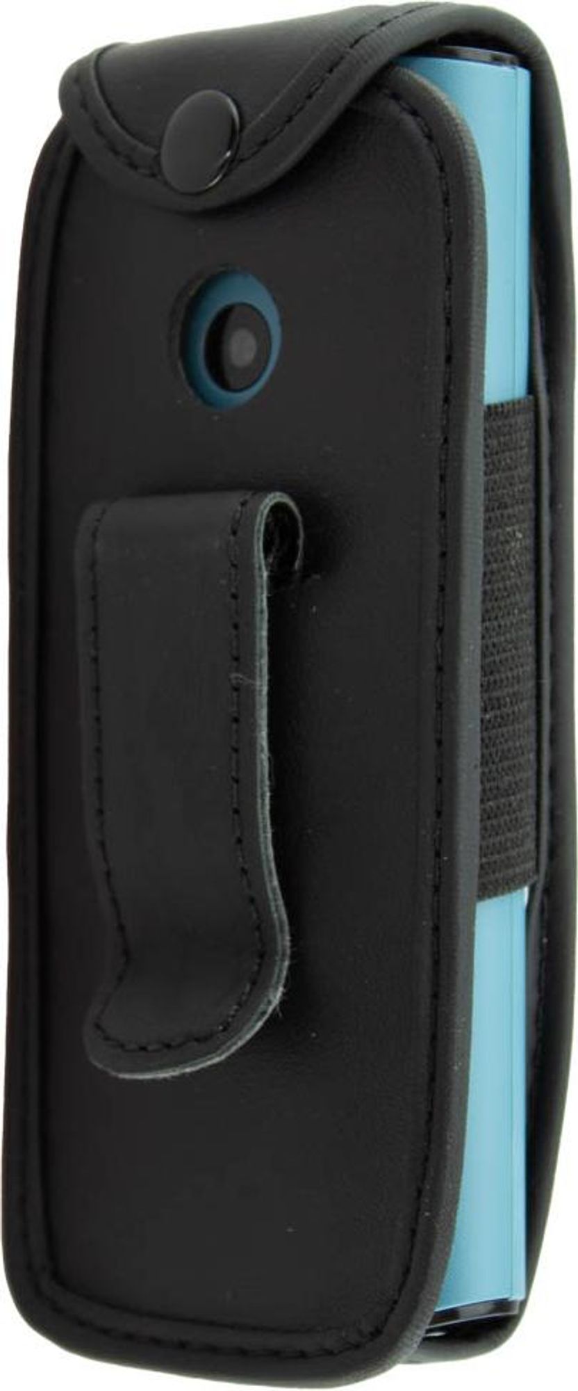 caseroxx Ledertasche mit Gürtelclip kompatibel mit Nokia 105/110 4G (2021, 2023, 2024) aus Echtleder, Tasche mit Gürtelclip und Sichtfenster  Bild 2