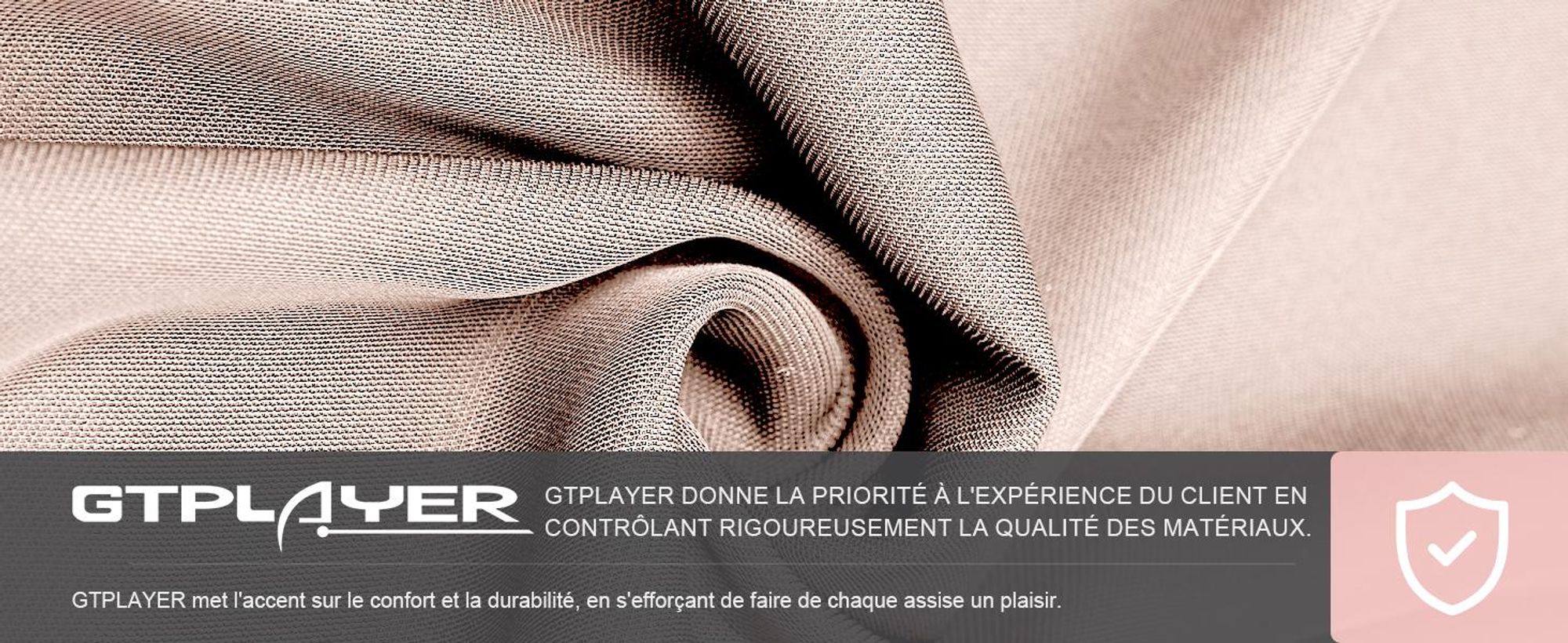 GTPLAYER Chaise de jeu Fauteuil de jeu ergonomique Chaise de bureau en tissu respirante Coussin d'assise à ressorts avec repose-pieds Rose
