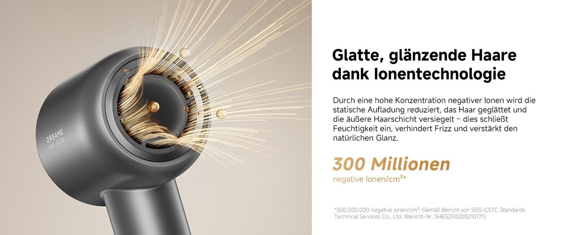Dreame Glory Mix Haartrockner schwarz