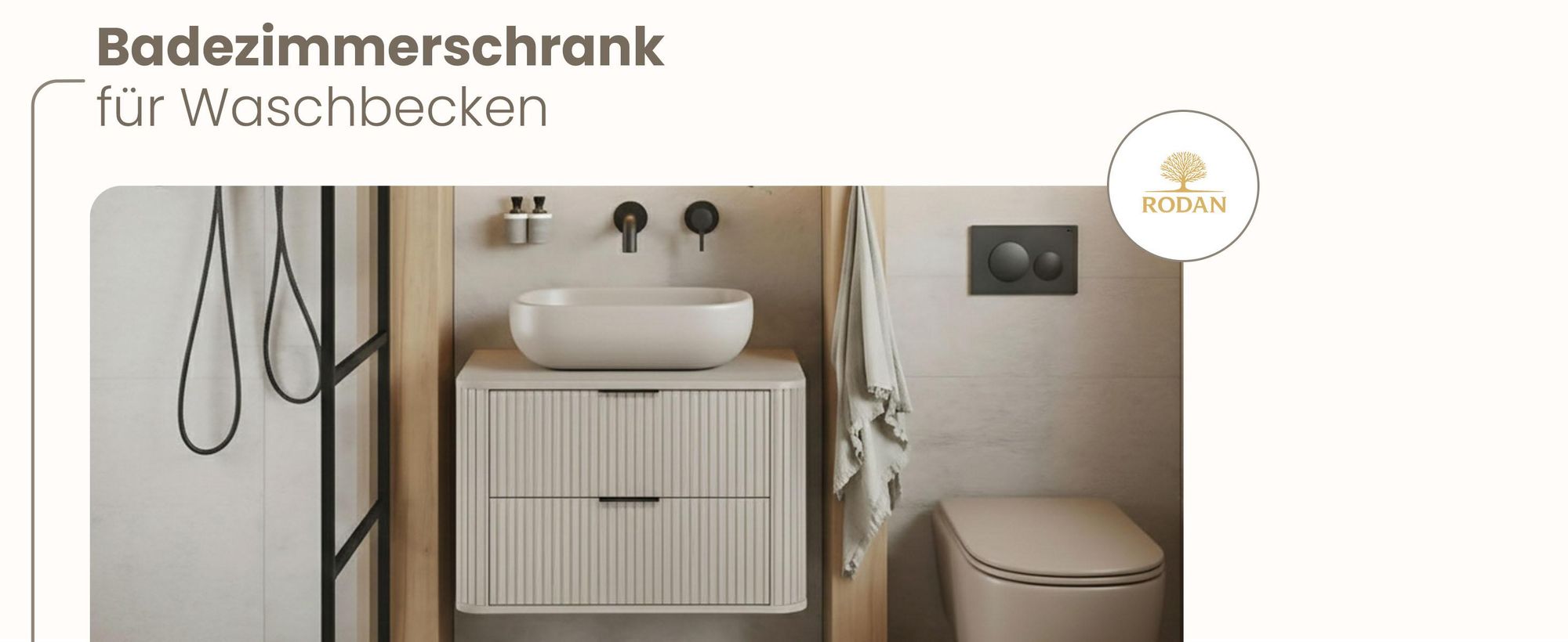 Waschbeckunterschrank 80cm Badezimmerschränke, Badmöbel, Unterschränke, Waschtisch