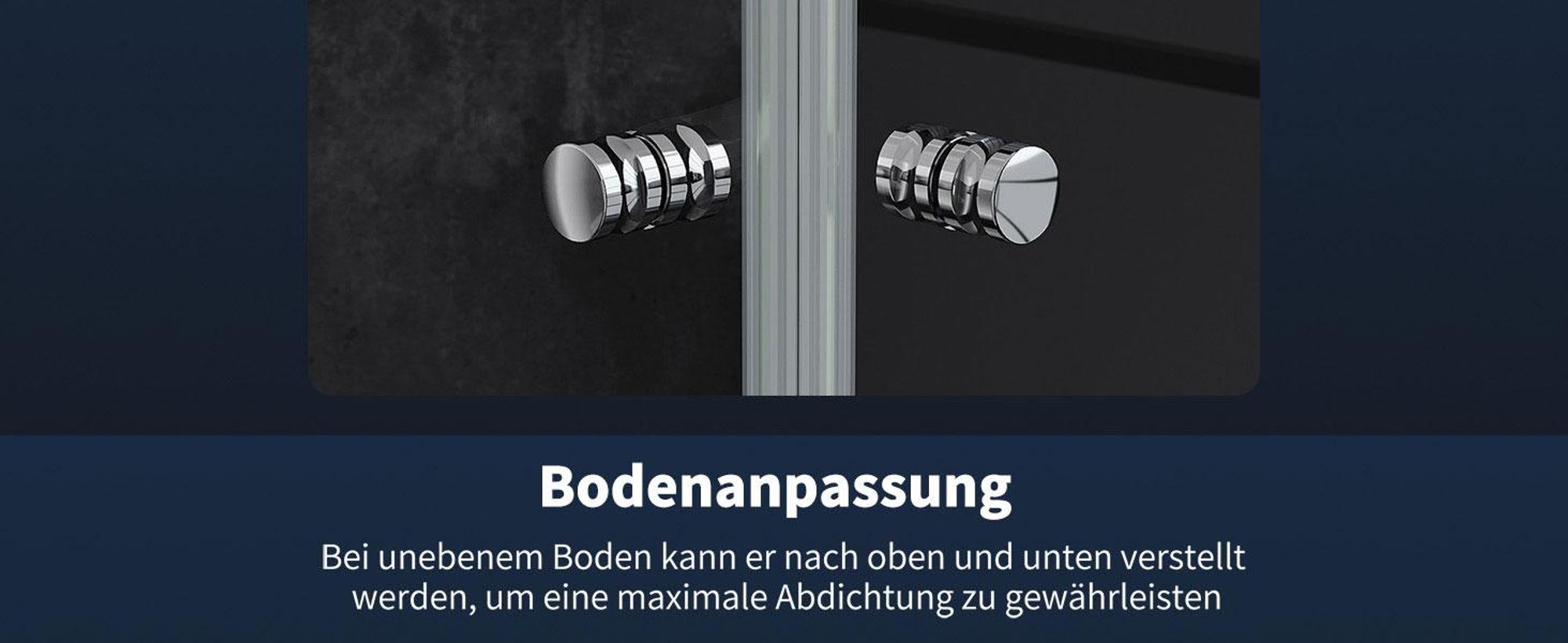 Falttür Duschkabine 90x90x185cm Eckeinstieg Duschabtrennung Doppelt Falttüren Eckdusche Faltbar Duschwand Silber Faltdusche aus ESG-GLAS