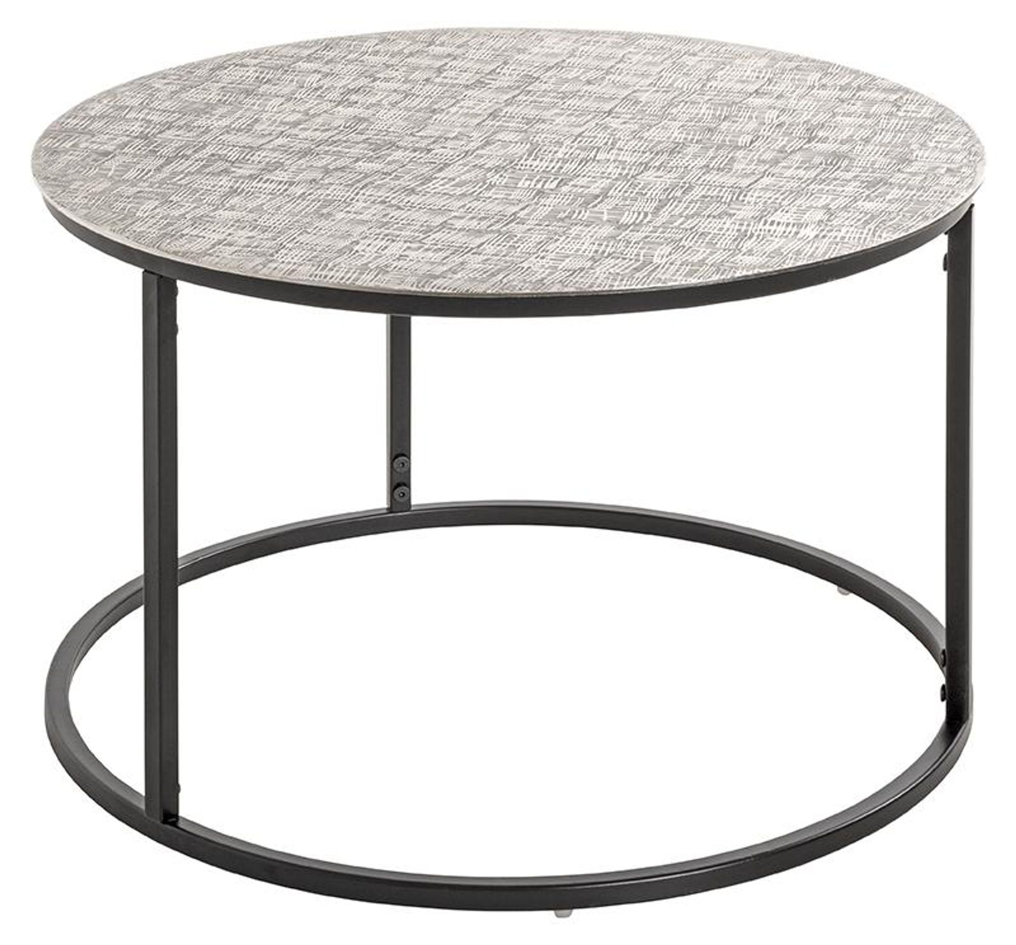 freiraum Beistelltisch 54509 – moderner Metall-Beistelltisch mit stabilem Stahlrohrgestell