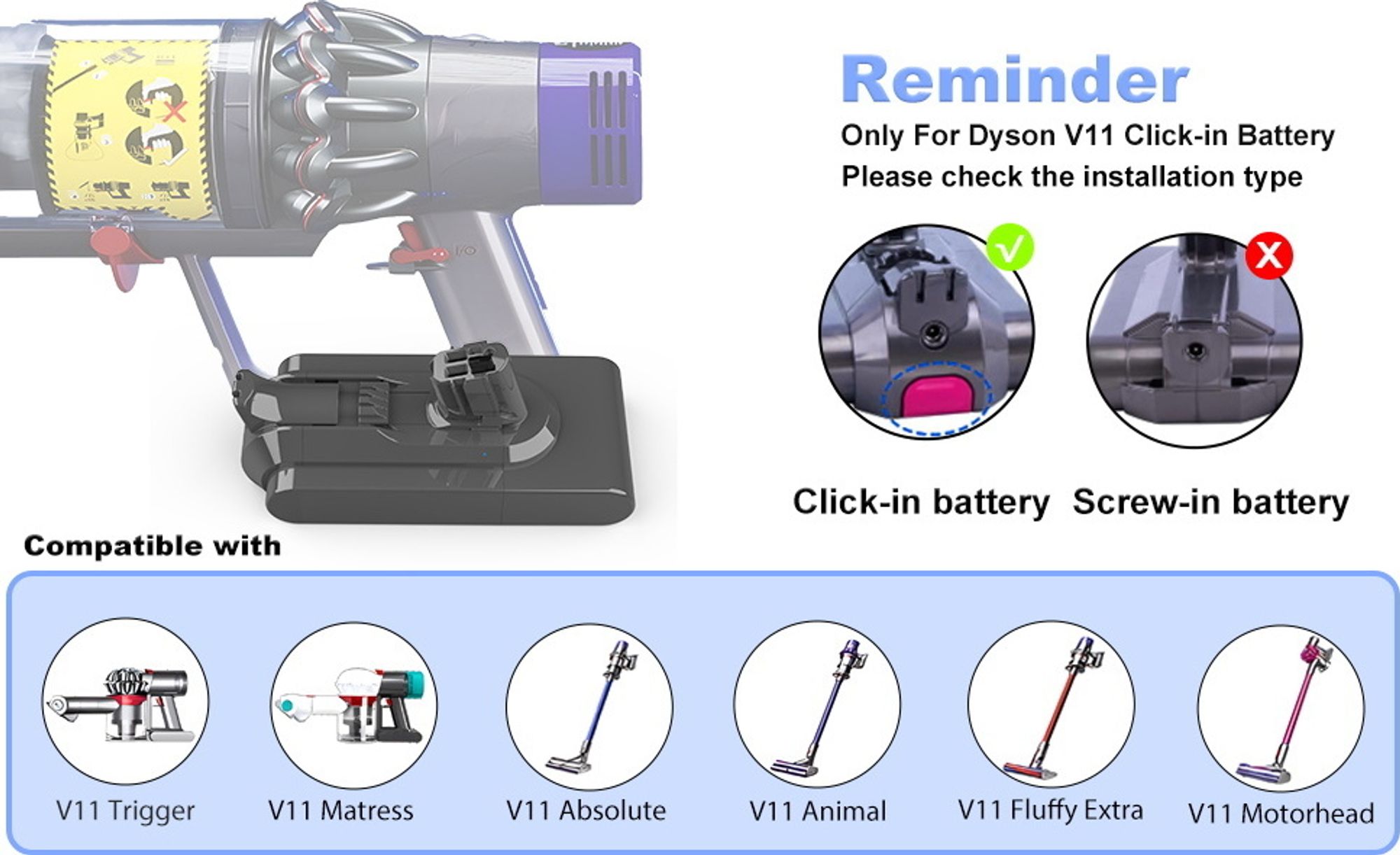 Dyson V11 Akku,Dyson V15 Akku,Dyson SV15 Akku,Dyson SV16 Akku