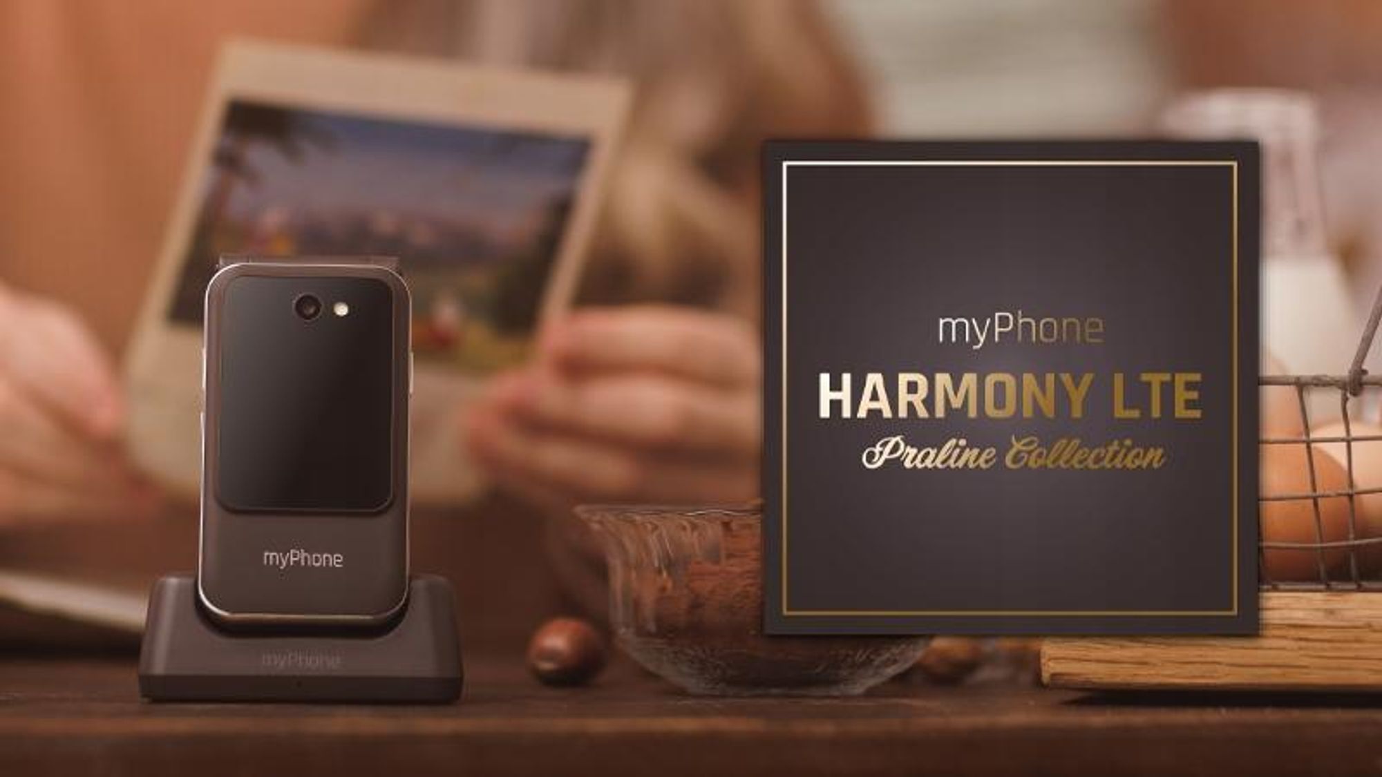 MYPHONE HARMONY LTE PRALINE COLLECTION Klapphandy mit SOS-Station
