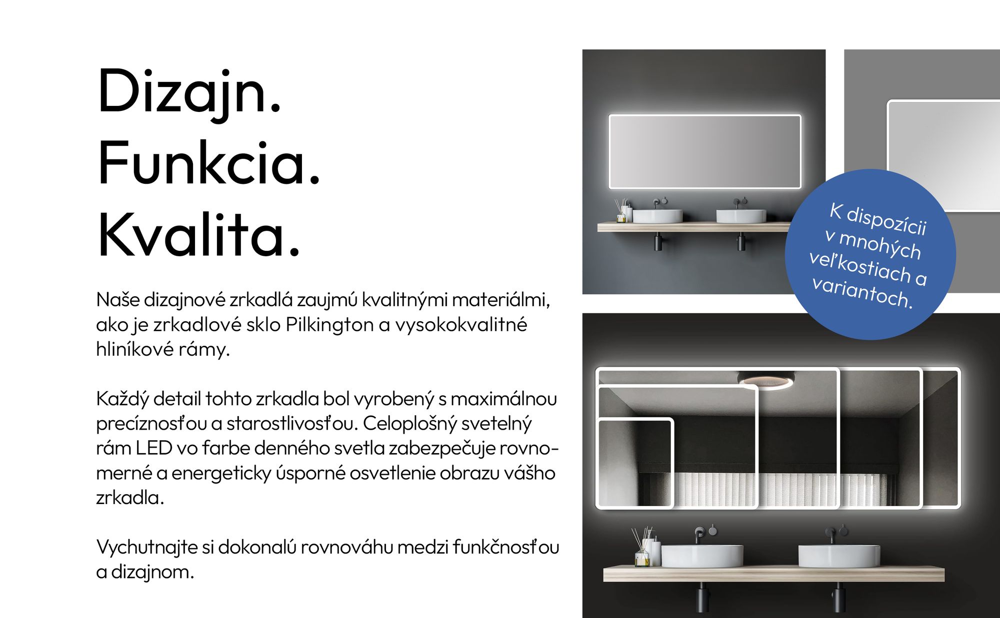 Kúpeľňové zrkadlo s osvetlením TALOS Moon LED kúpeľňové zrkadlo 180x70 cm - odolné proti vlhkosti vďaka hliníkovému rámu - svetlá farba neutrálna biela