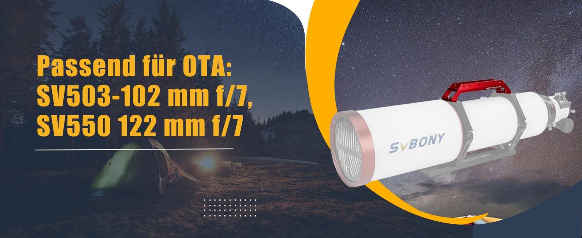 Svbony SV211 Schwalbenschwanzbasis, 203mm Multifunktions Teleskop Sattelgriff, Metall Refraktor Tragegriff, für Sucherfernrohr Montagehalterung