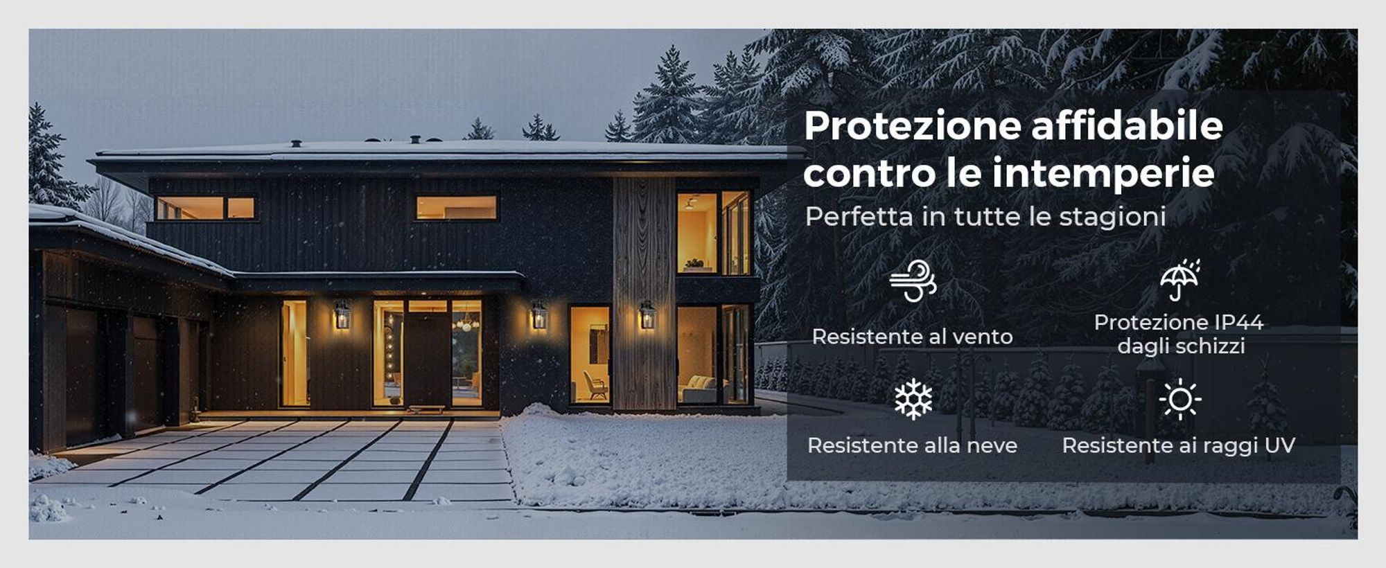 Lámpara exterior S'AFIELINA con sensor de movimiento, aplique de pared E27 para terraza, fachada, luz exterior negra, diseño vintage, juego de 2 unidades