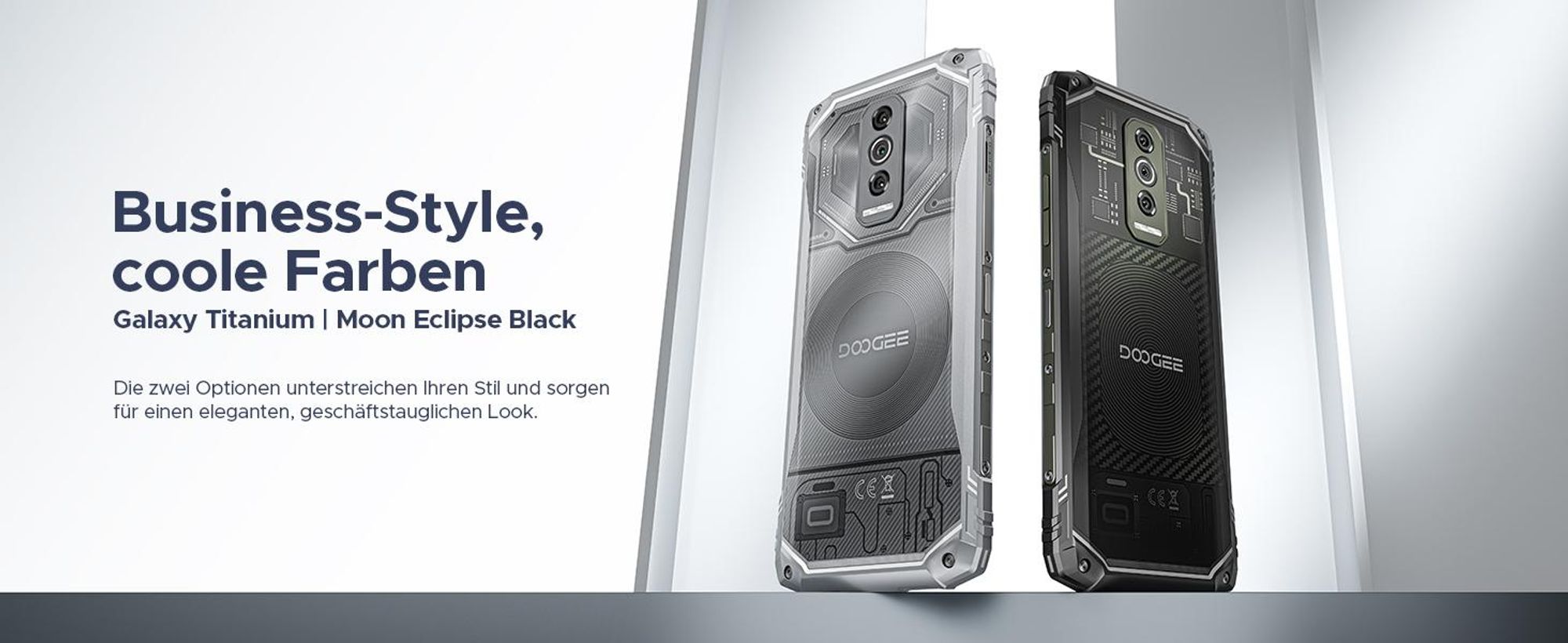 DOOGEE Blade10 Ultra Energy Outdoor Smartphone Handy, Android 16, IP68/IP69K, 6,56" 90Hz, 6150mAh, 36+128GB, 64MP, NFC, Fingerabdruck, ohne Vertrag