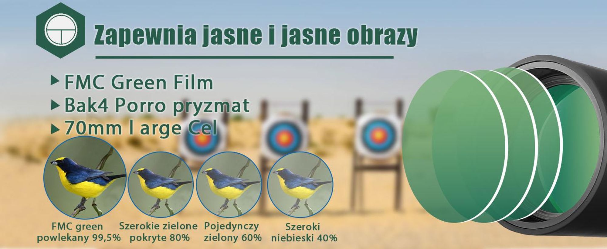 Lunety obserwacyjne Svbony SV28, luneta 25-75x70 ze statywem, pryzmat BAK4 & obiektyw FMC, luneta do obserwacji ptaków, strzelanie do celu