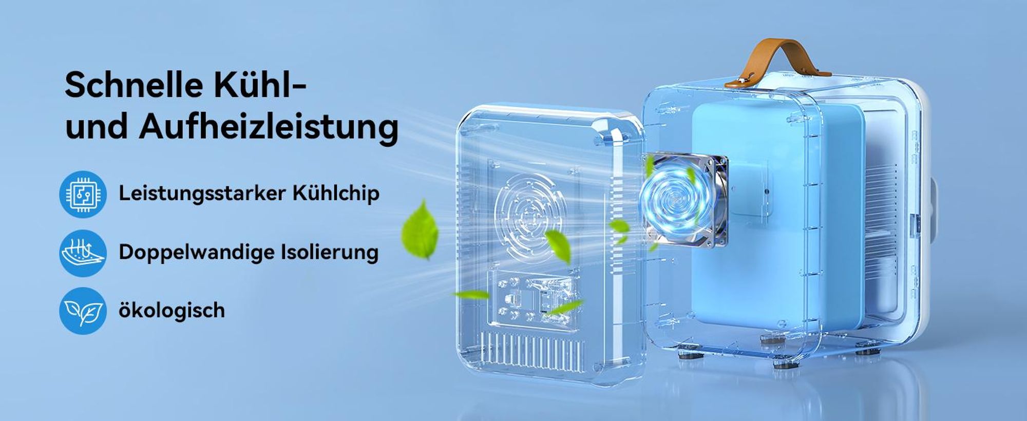 Puluomis Mini Kühlschrank 4L mit Kühl- und Wärmefunktion, 5°C bis 60°C, 220-240V/12V, ≤38dB leise Kühlbox Warmbox tragbar für Kosmetik, Getränke, Auto