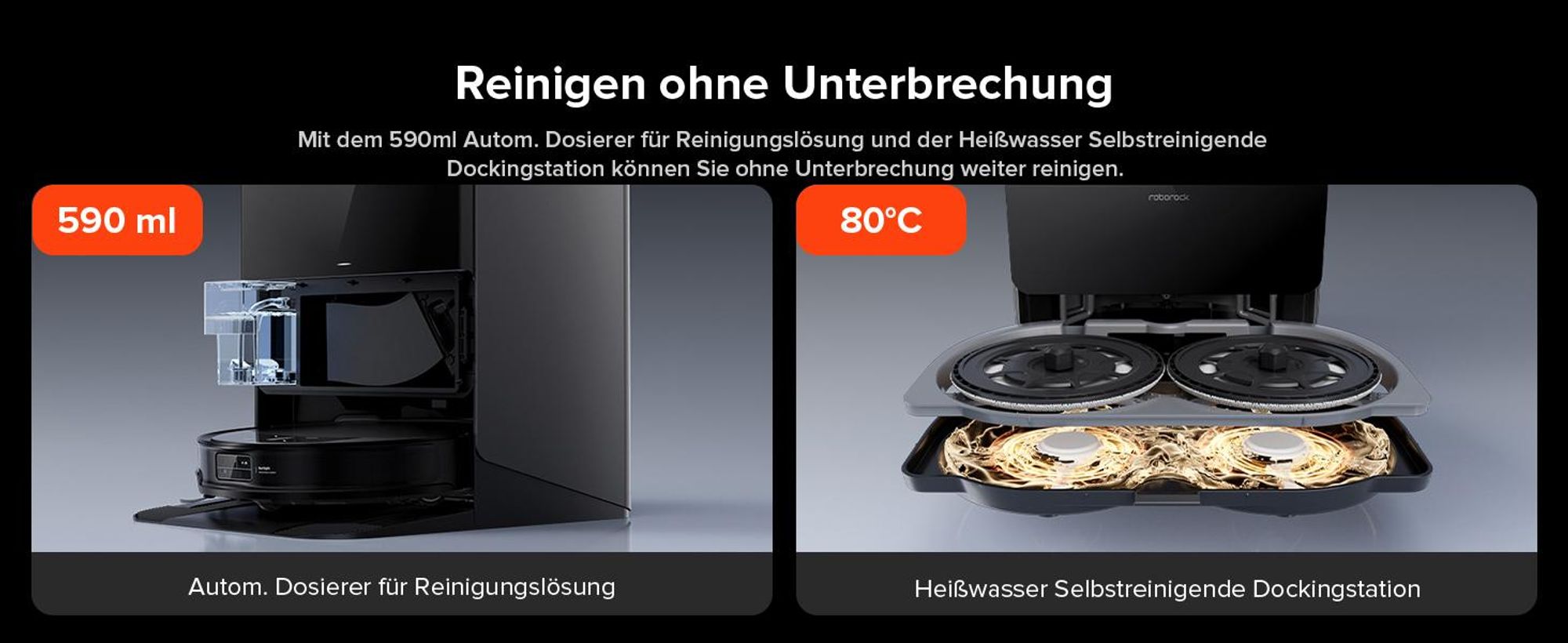 Roborock Saros 10R Set Staubsauger Roboter mit Wischfunktion, 22,000 Pa, Automatische Mop-Entfernung, 7,98cm Ultra-Slim Design, StarSight System 2.0
