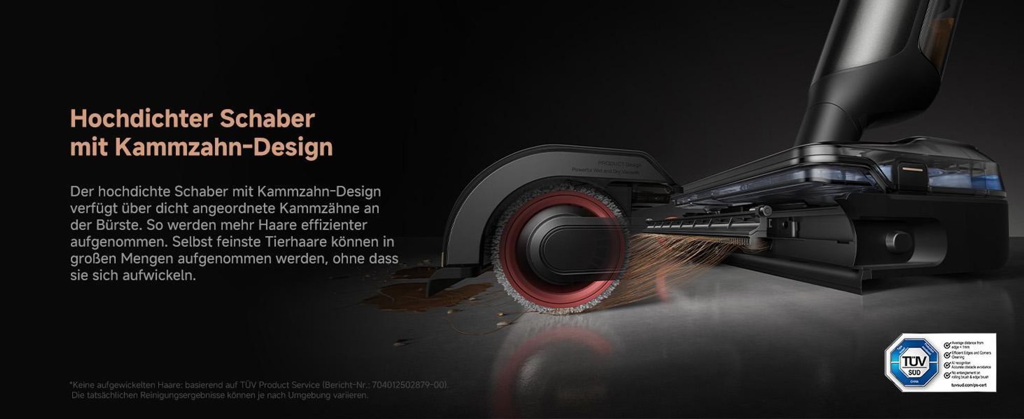 MOVA M50 Ultra Nass- & Trockensauger 22.000 Pa, Triple-Edge, Klappgriff + Reinigungsflüssigkeit Gratis