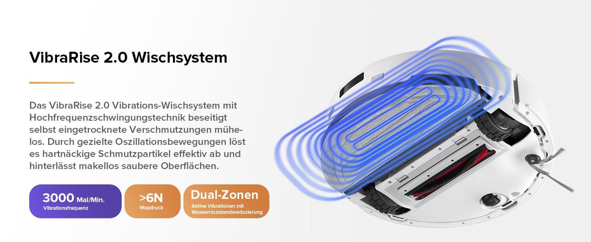 Roborock Q10 S5 Saugroboter mit Wischfunktion, 10.000 Pa Staubsauger Roboter, Dual Anti-Tangle System, Auto Lifting Mopping, Ideal für Tierhaare, Weiß