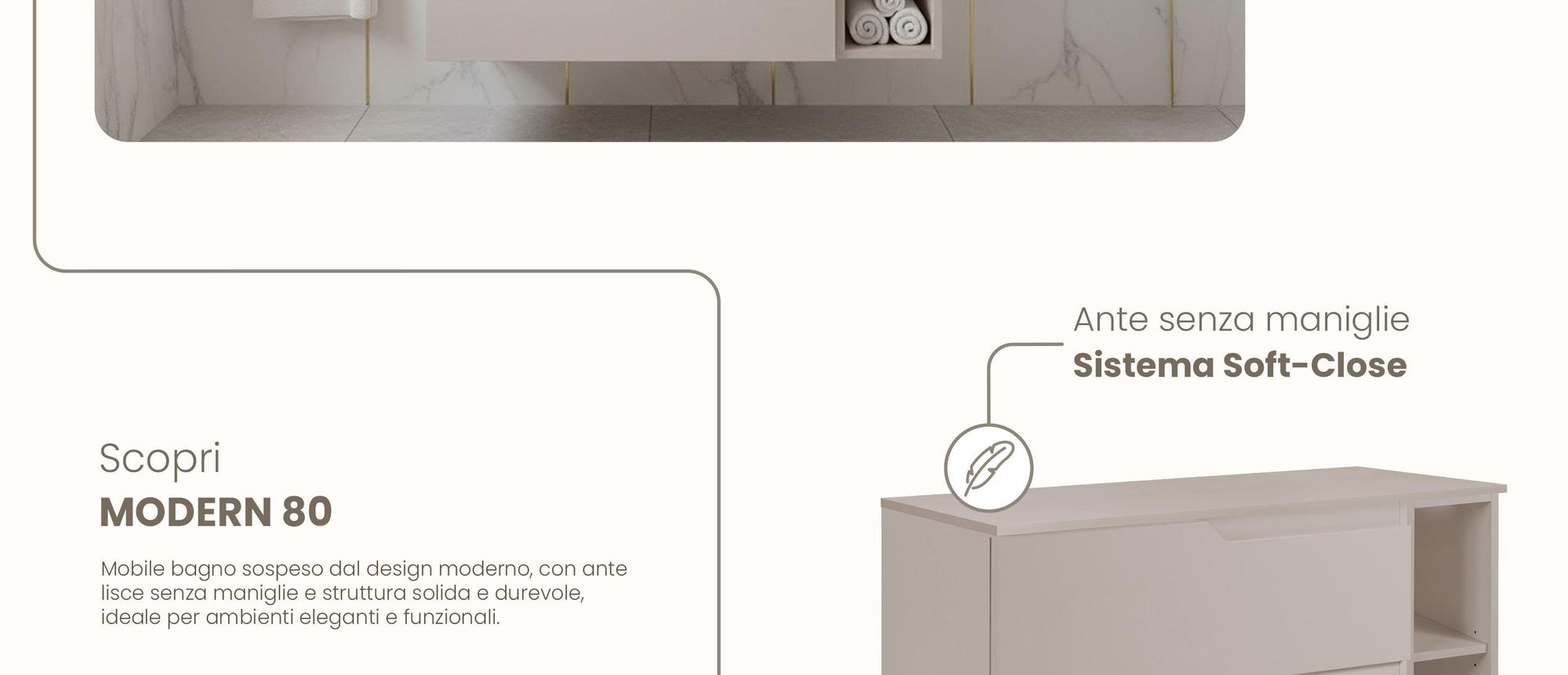RODAN, mobile bagno, mobile sotto lavabo, mobile bagno moderno, mobili per il bagno