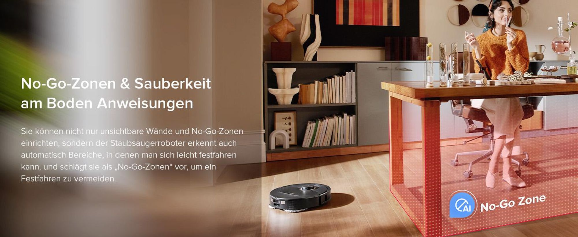 Roborock Qrevo S5V Staubsauger Roboter 12.000 Pa, Zero-Tangle System,Multifunktions-Dock,PreciSense-LiDAR-Navigation,Schwarz