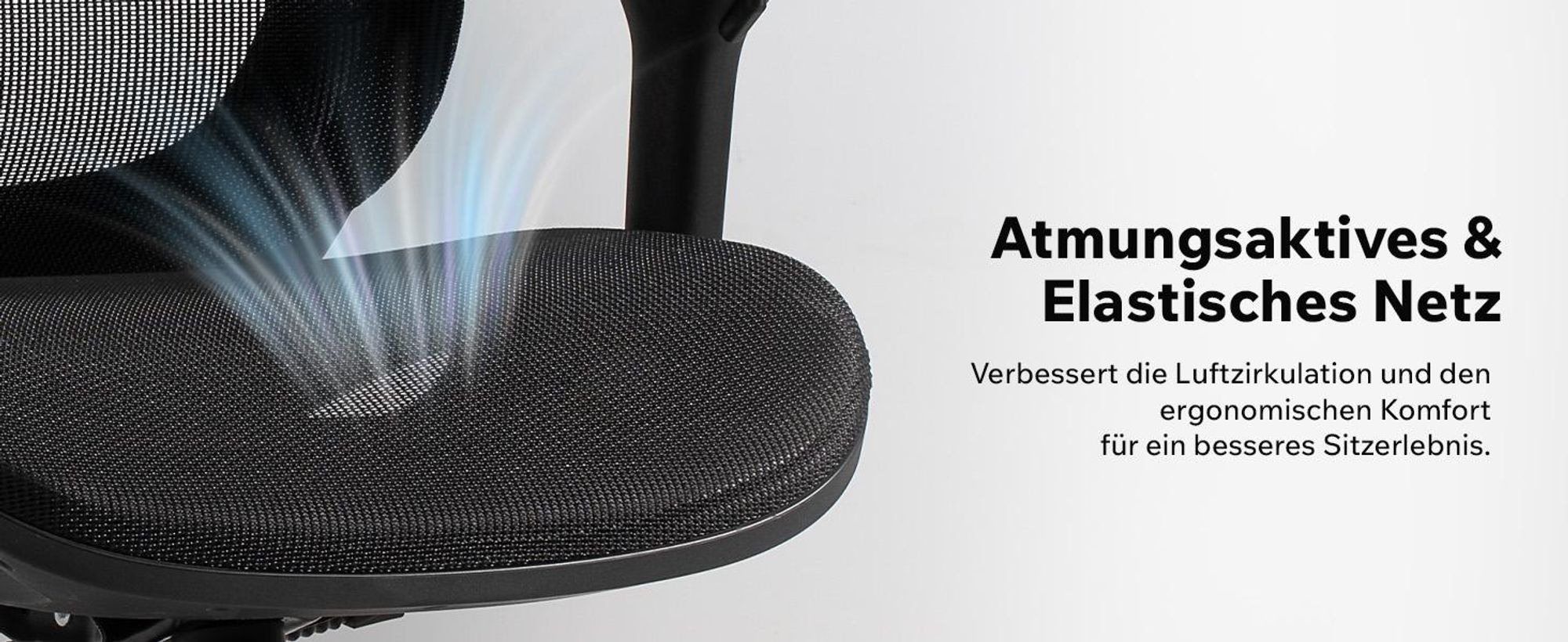 SENSE7 Neyo Ergonomischer Bürostuhl Schreibtischstuhl Schwarz Voll-Mesh 3D-Armlehnen Kopfstütze Synchronmechanik Homeoffice Chefsessel 140 kg