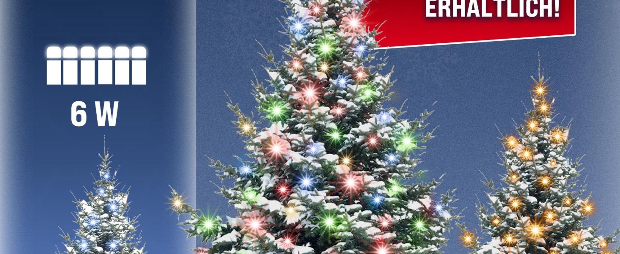 MONZANA® LED Lichterkette 400 LED 40m Warmweiß