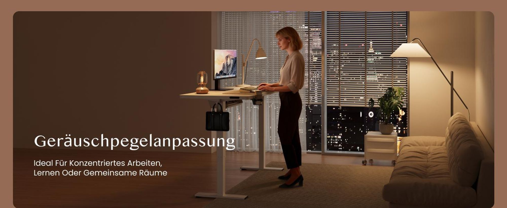 FLEXISPOT QE1 Höhenverstellbarer Schreibtisch 200x80cm, 4 Memory-Funktion, Antikollisionsschutz, 70kg Tragkraft, Haken, Kabelmanagement (Weiß)