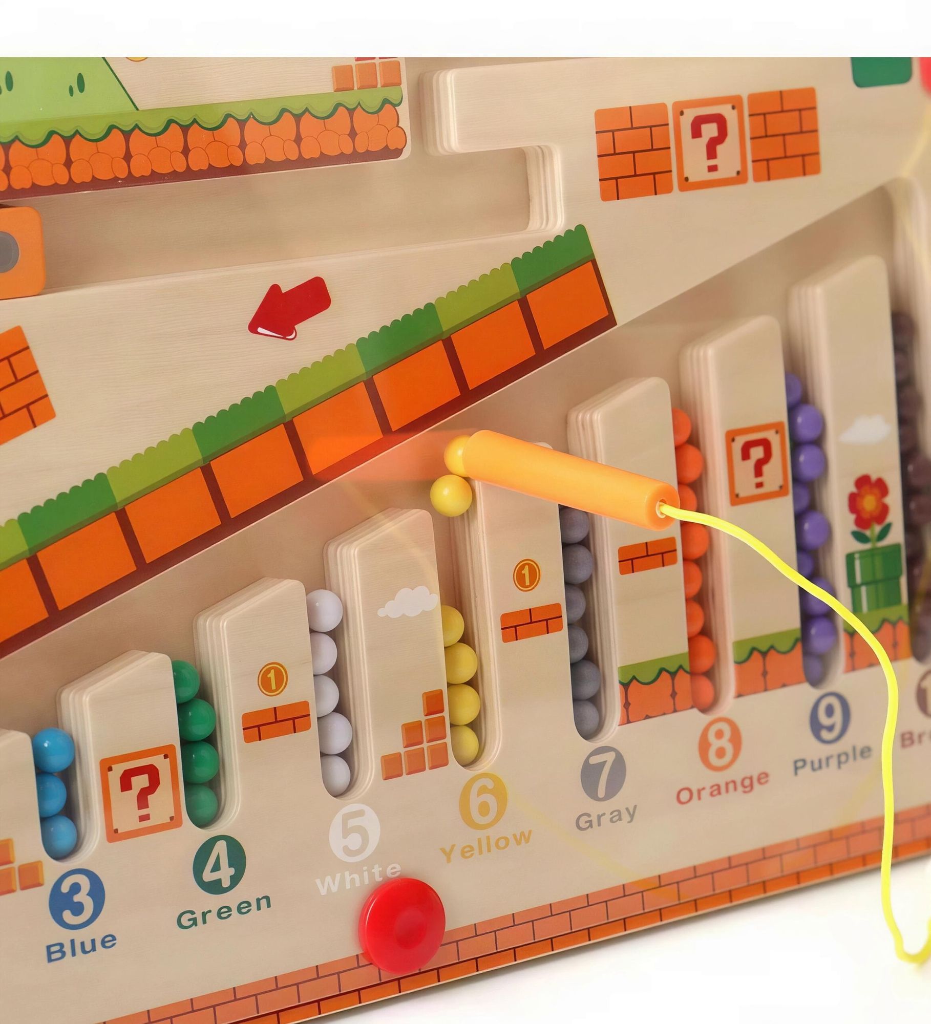 Magnetisches Labyrinth aus Holz – Motorikspielzeug & Lernspielzeug für Kinder