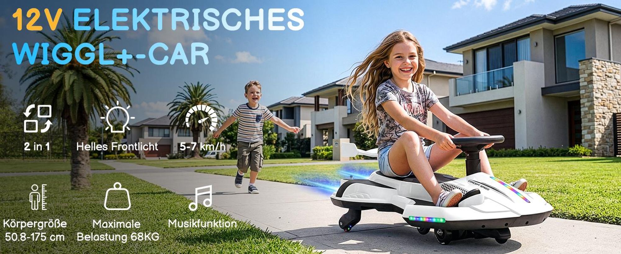Elektroroller mit Sprühfunktion 35W 12V 4,5Ah