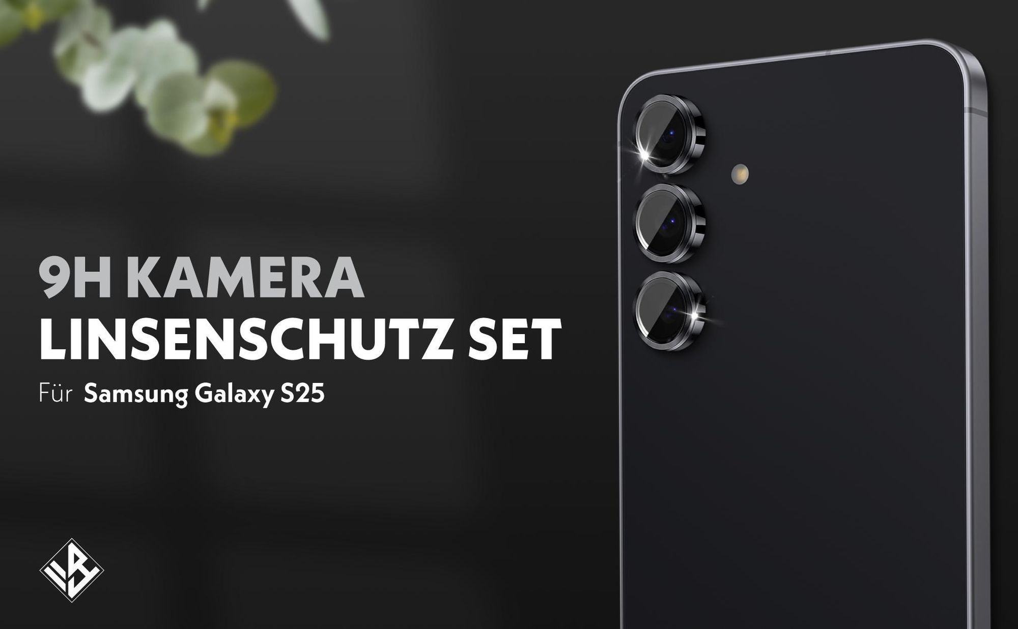 Kamera Schutzglas Set für Samsung Galaxy S25 in 9H Härte
