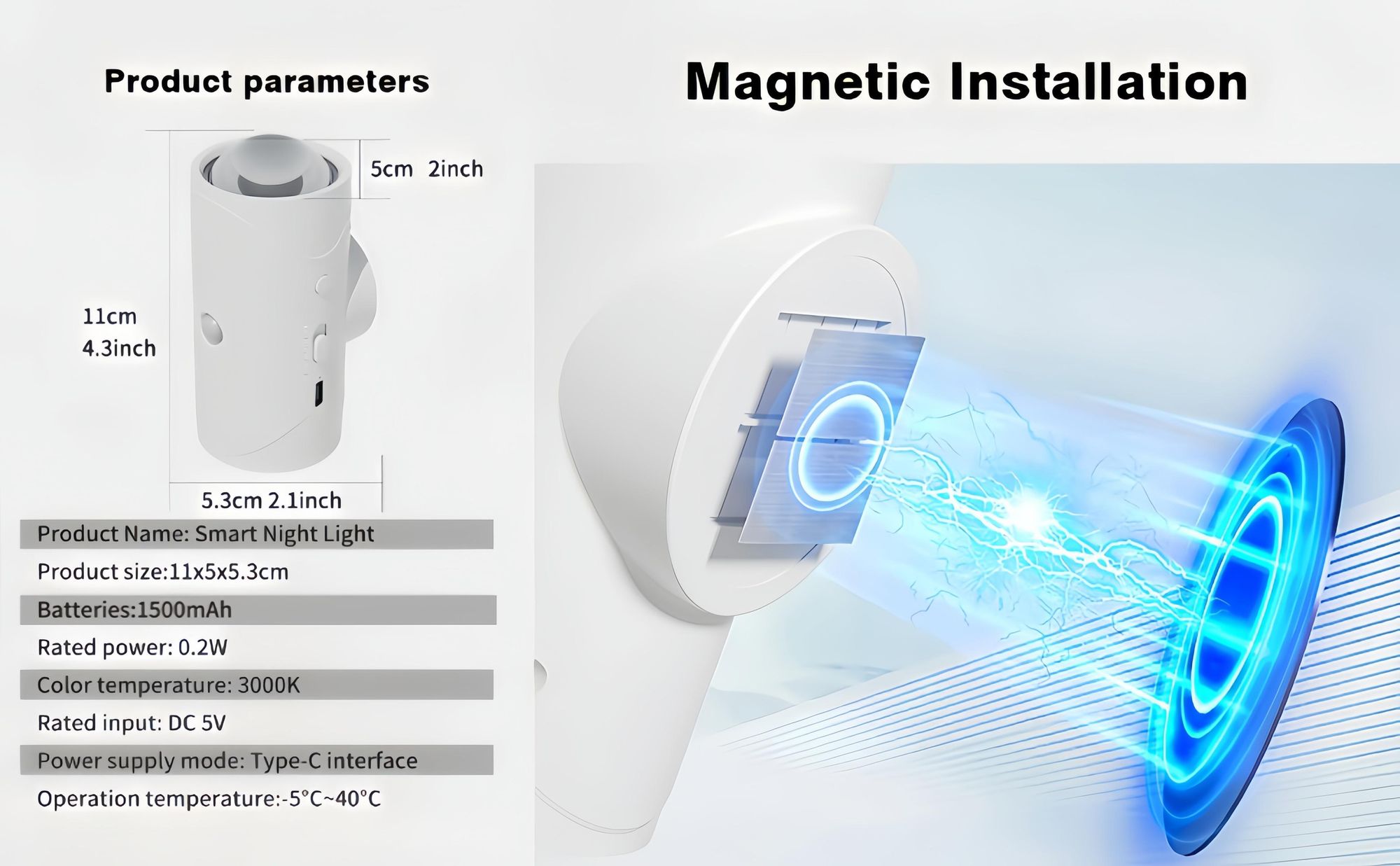 2x RGB Wandleuchte mit Bewegungsmelder & Farbverlauf,kabellos,7 Farbwechsel,USB-C,Magnethalterung -Für Wohnzimmer,Flur,Zimmer,Nachtlicht &Schranklicht