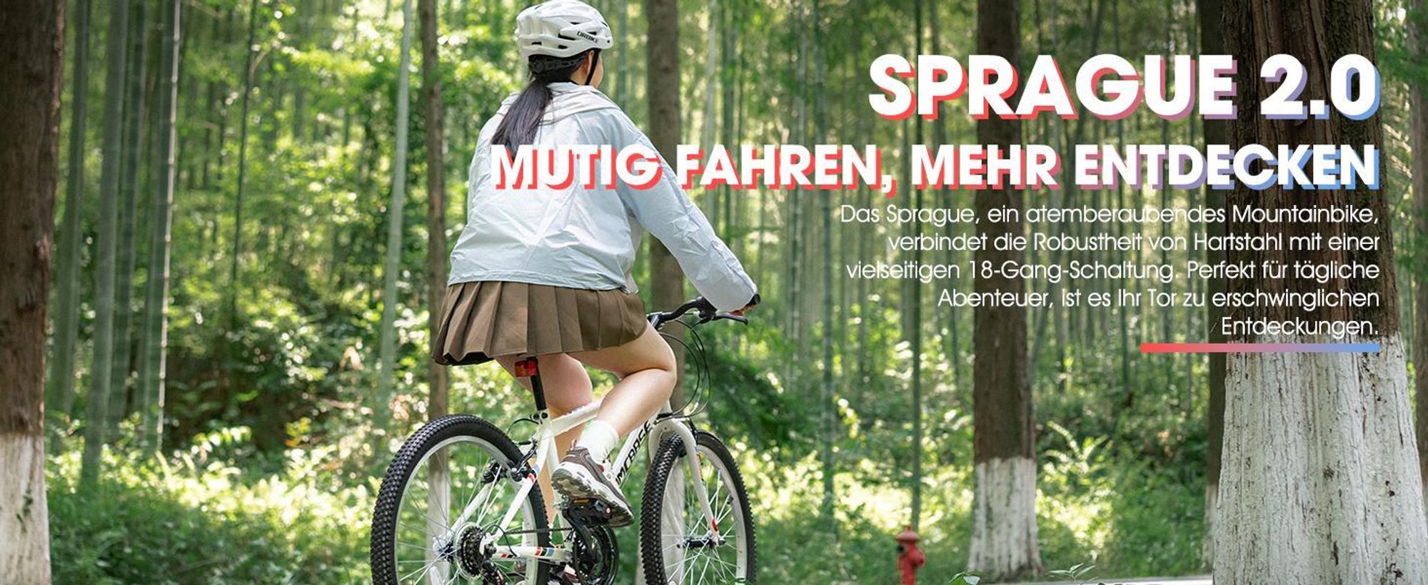 Hiland Mountainbike 26 Zoll für Jugendliche & Erwachsene, 18-Gang Fahrrad mit Doppel-V-Bremse, High Kohlenstoffstahlrahmen MTB Fahrrad für Jugend Frauen