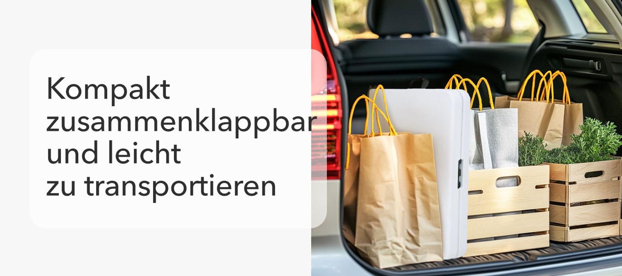 Klapptisch Fukui Wetterfest, Stabil und Mobil für Innen- und Außenbereiche 120 x 60 cm
