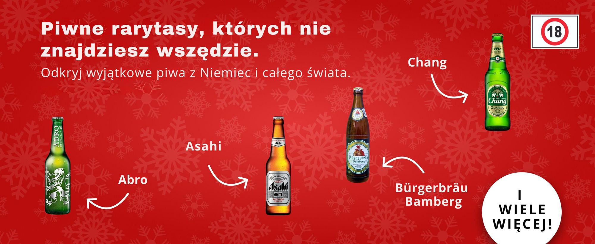 UMBRELLA® piwny kalendarz adwentowy 2026, 24 piwa międzynarodowe 0,33 l
