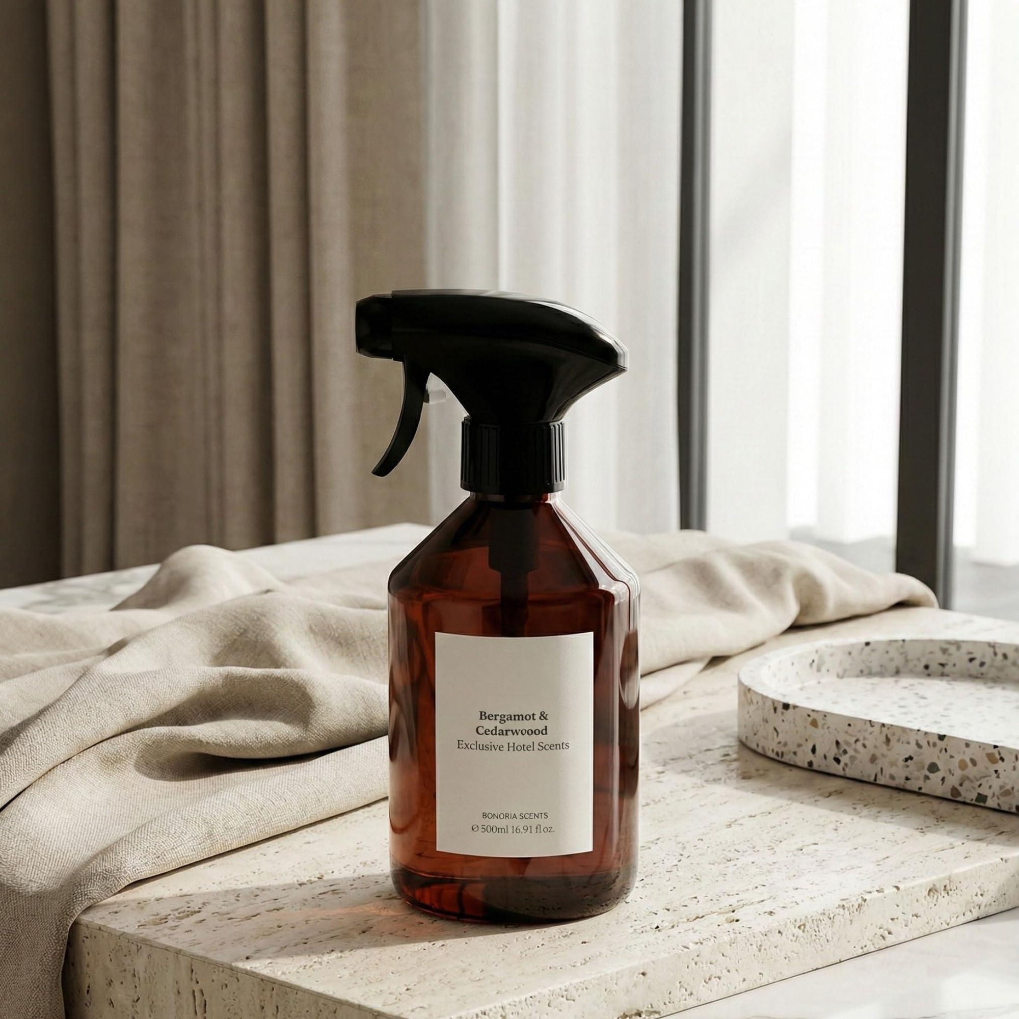 BOHORIA® Raumspray Bergamotte & Zedernholz - Hotel Scents Air Spray 500 ml – Raumduft für Boutique Hotel Feeling