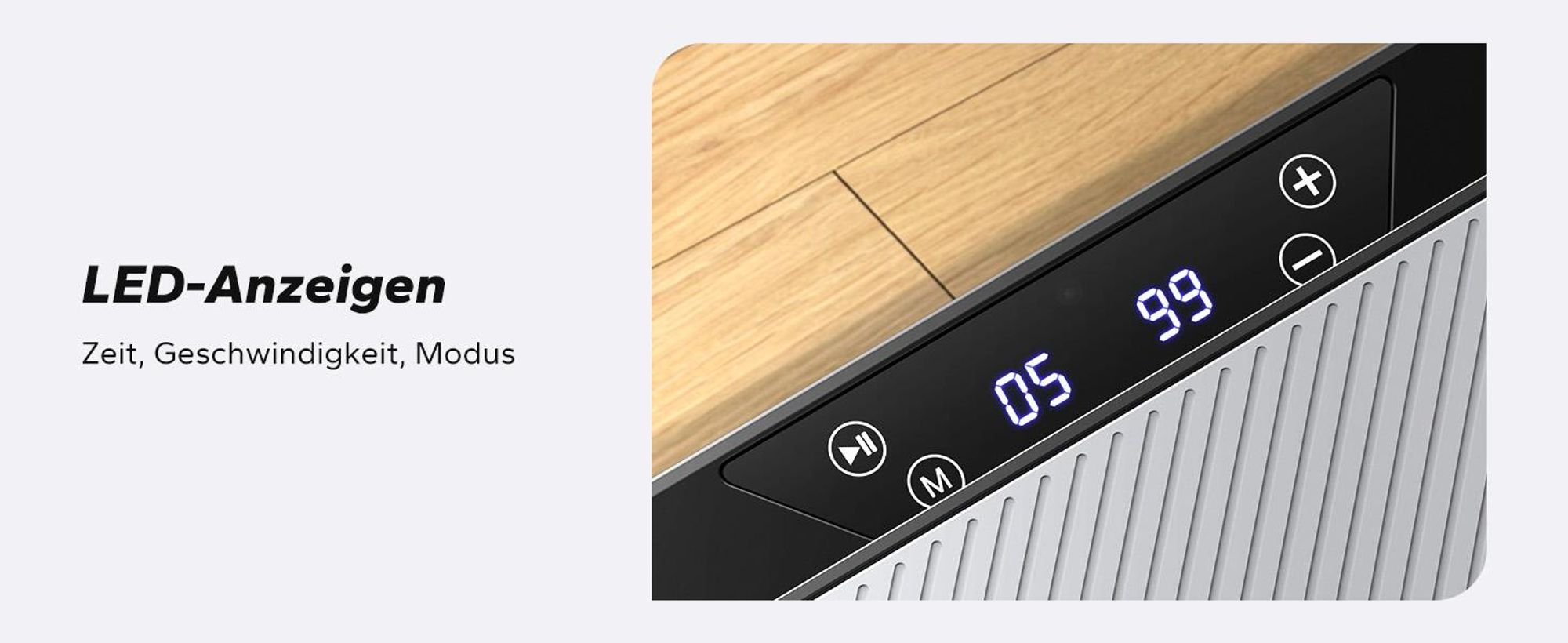 Mini Vibrationsplatte – 9 Programme, 1–99 Intensitätsstufen, 150W leiser Motor, Fitnessgerät für Zuhause, zum Abnehmen & Bodyforming