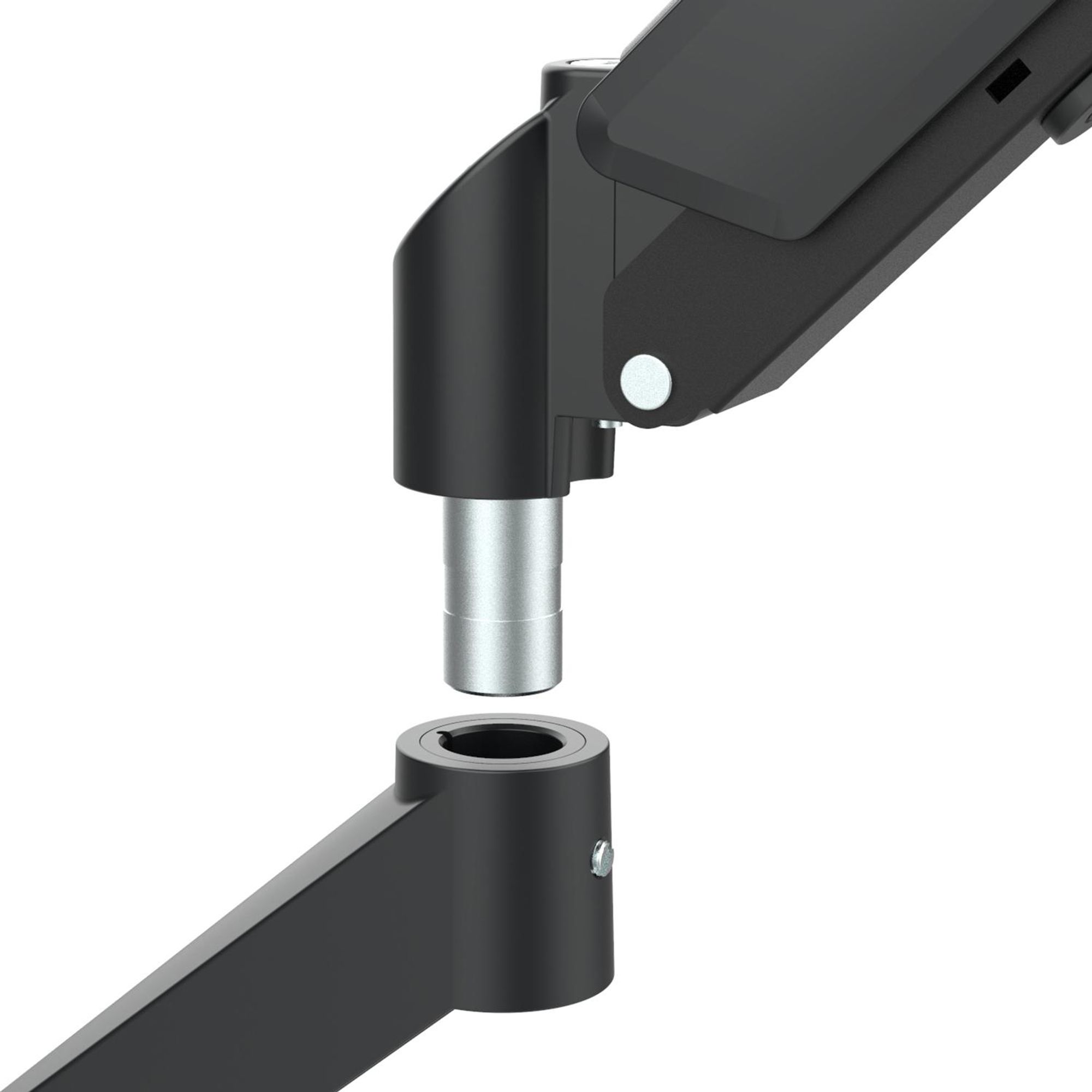 Halterung für 2 Maclean-Monitore Gasfeder 17"-32" 2-10kg schwarz MC-134