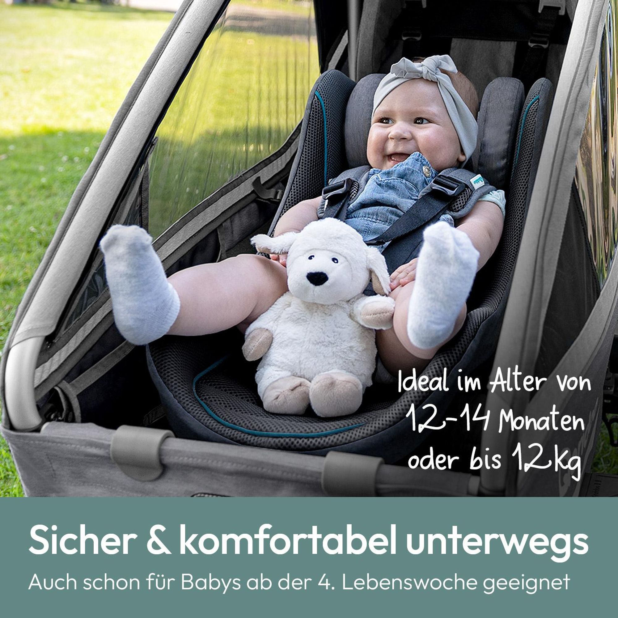 Babyschale (dunkelgrau)
